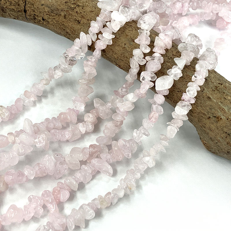 プチビーズ ローズクォーツ  75～80cm