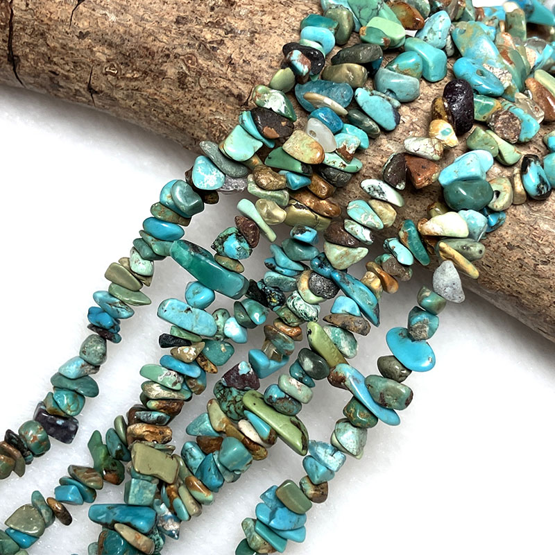 プチビーズ ターコイス   75～80cm