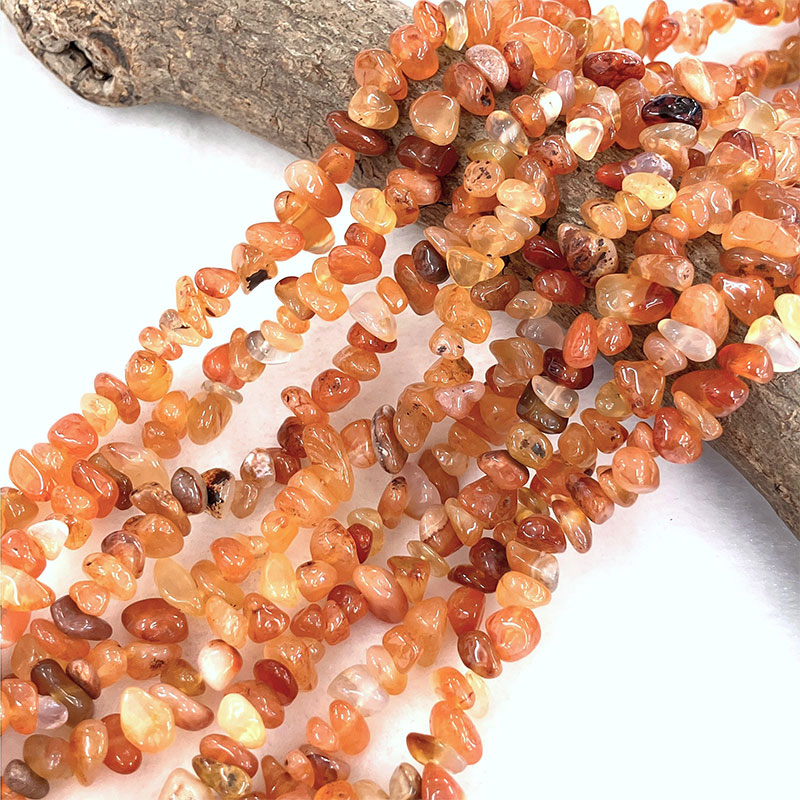 プチビーズ カーネリアン  75～80cm