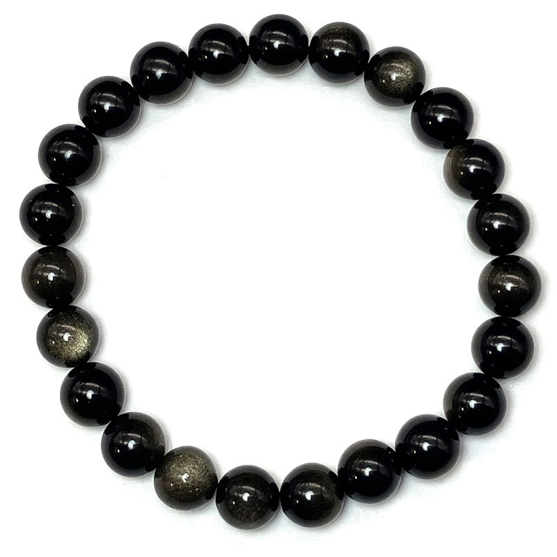 ゴールデンオブシディアンブレス 8ｍｍ　No,4471