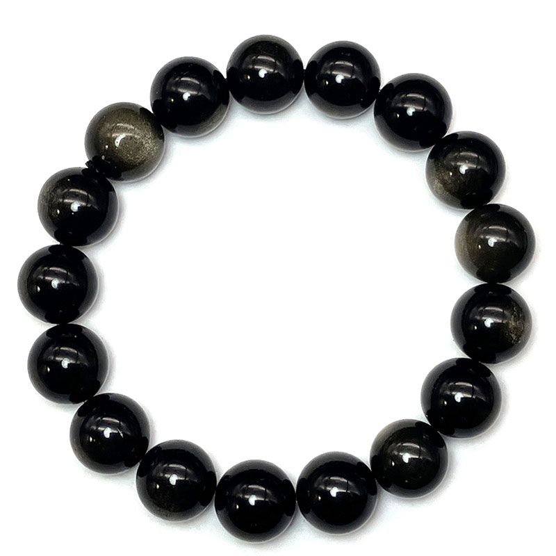 ゴールデンオブシディアンブレス 12ｍｍ　No,4473