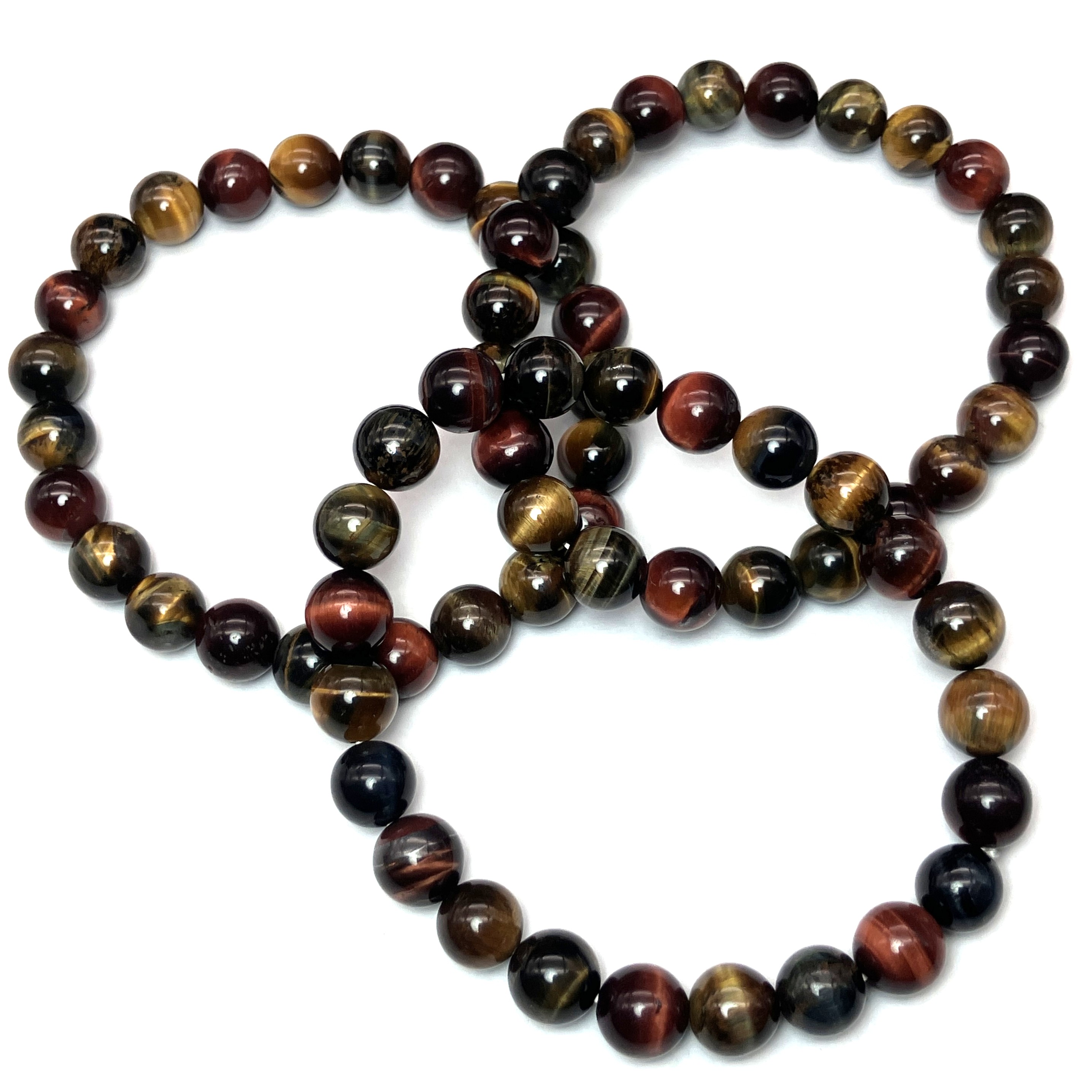 マルチタイガーアイブレス 8mm　No,4486