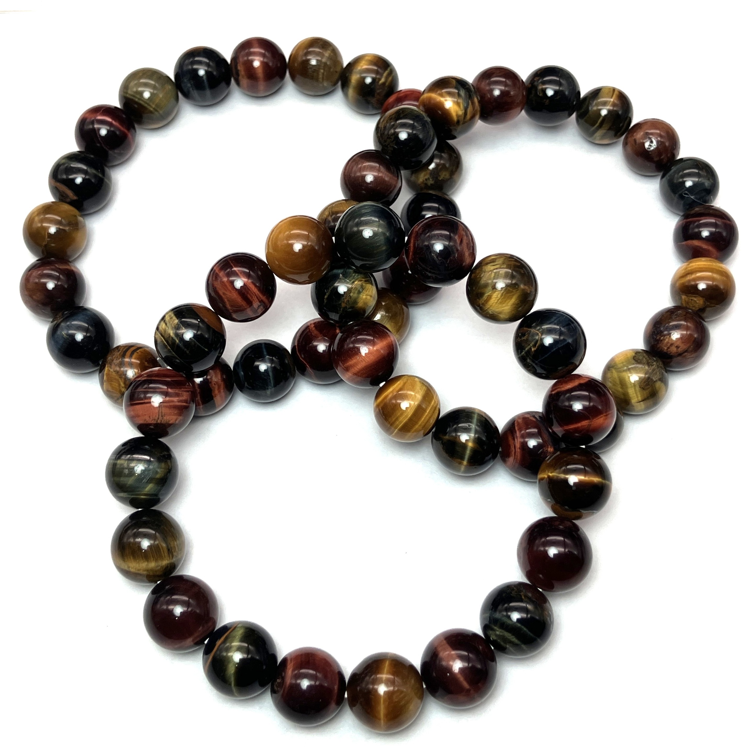 マルチタイガーアイブレス 10mm　No,4487