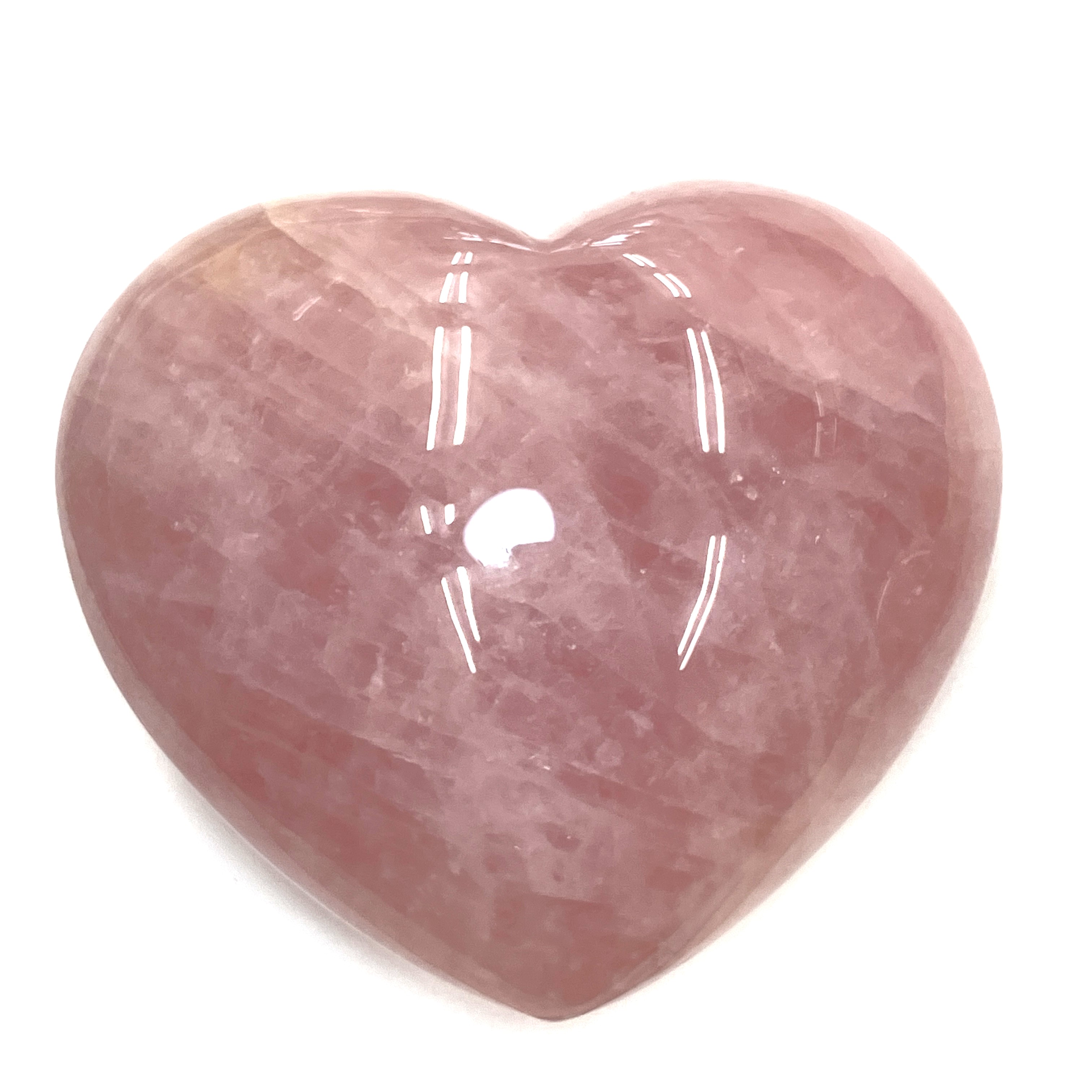 ローズクォーツ ハート 3670g　No,4656