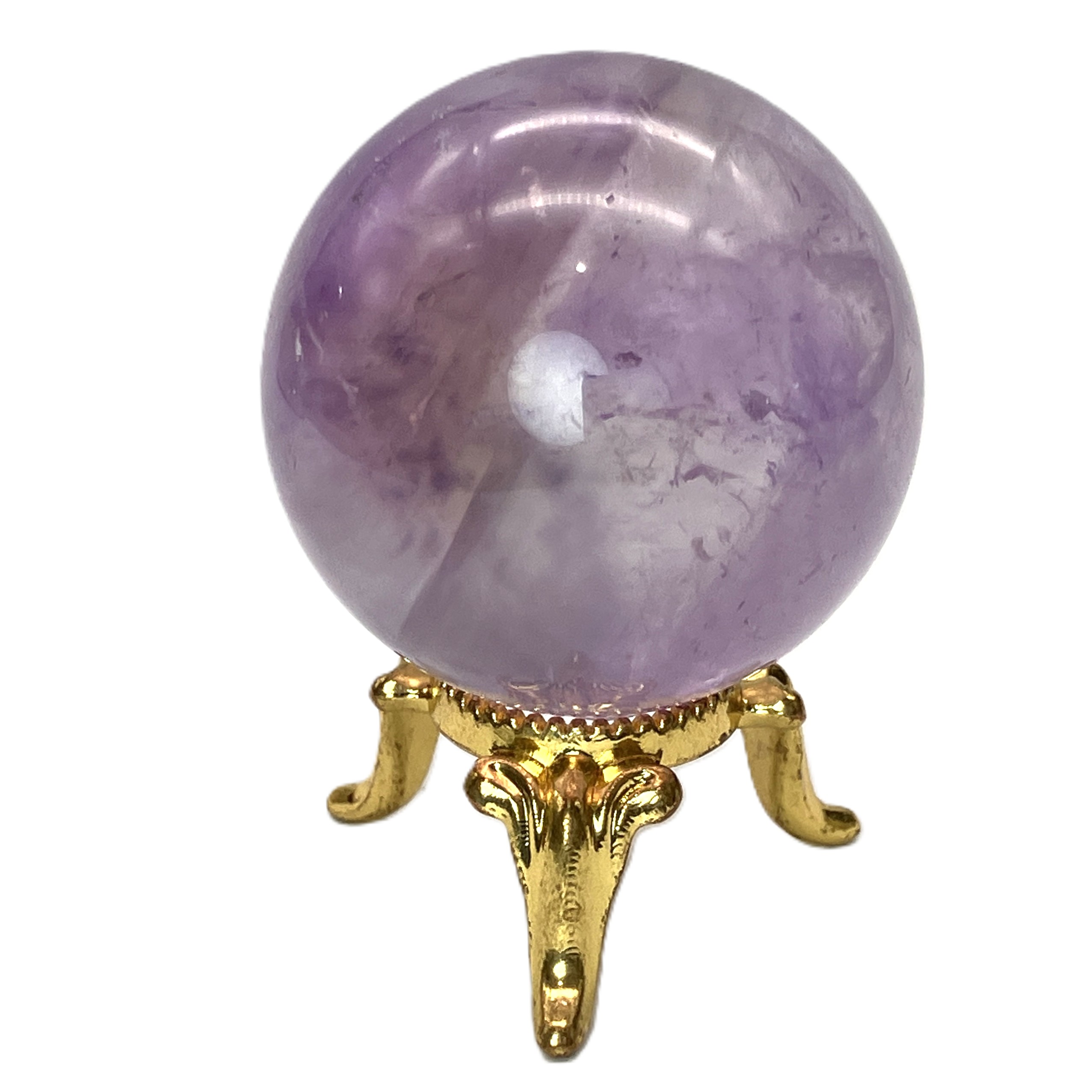 ラベンダーアメジスト 丸玉　 約60g　No,4694