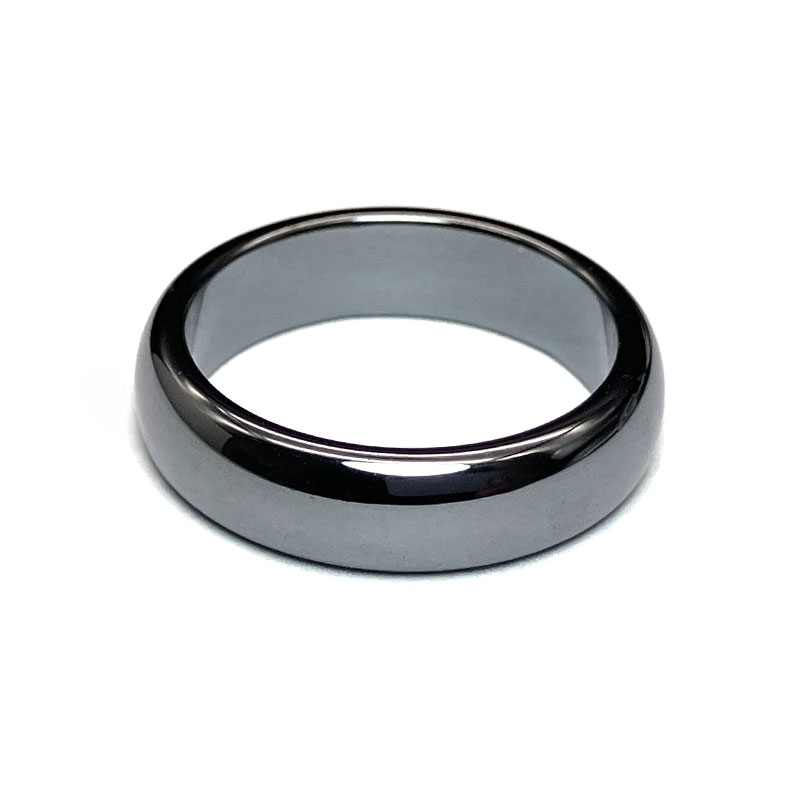 スレンダーリング　ヘマタイト　No,4444