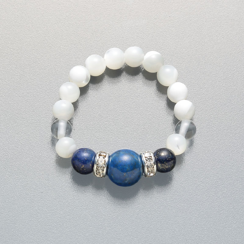 MOP 3mm リング（ラピス）