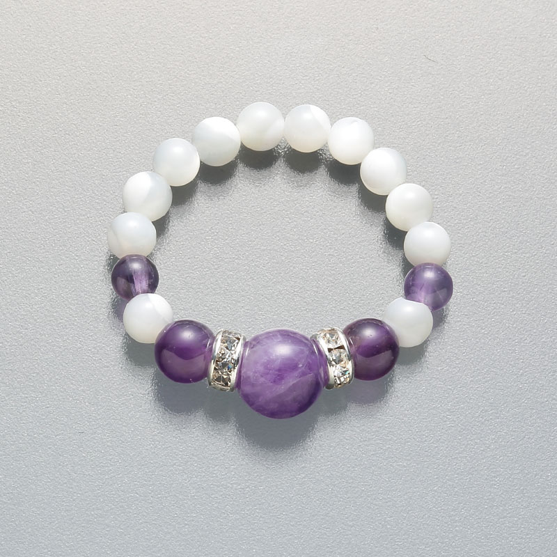 MOP 3mm リング（アメジスト）