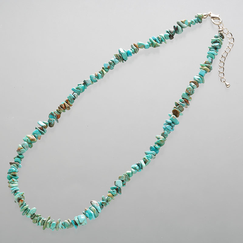 プチネックレス45cm　ターコイス