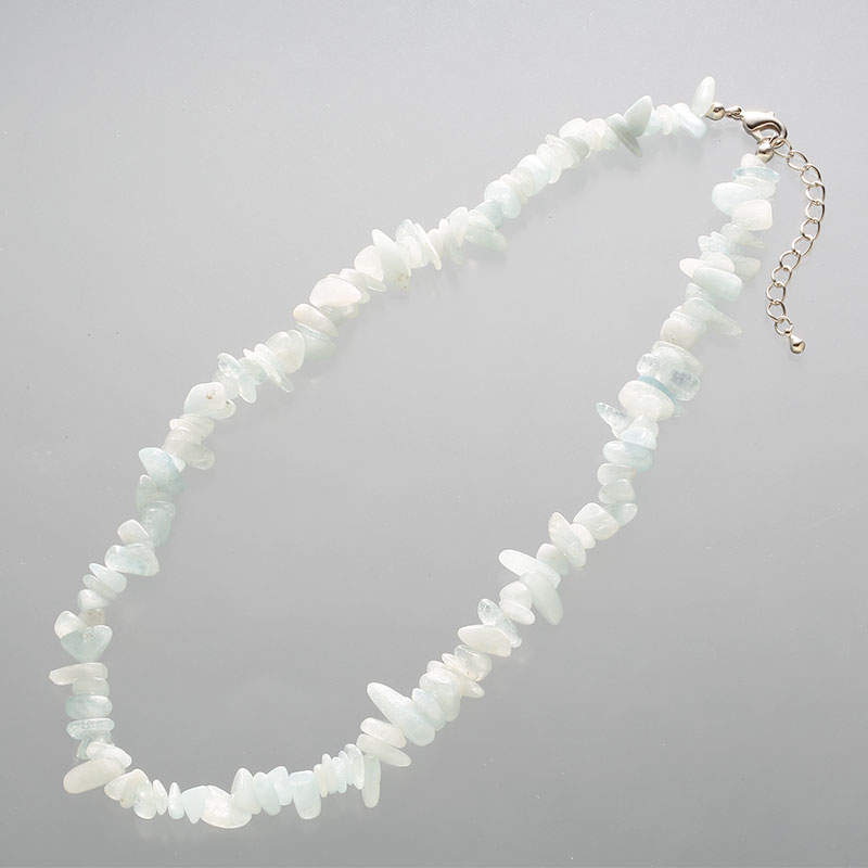 プチネックレス45cm　アクアマリン