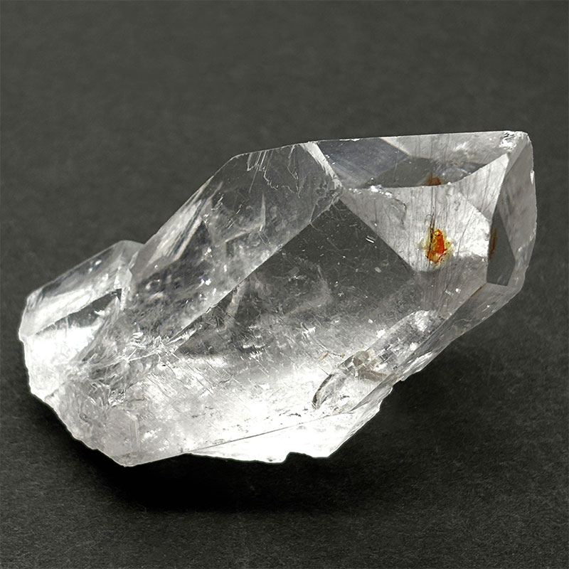 プラチナルチル入り オーロラ水晶ポイント　No,4459