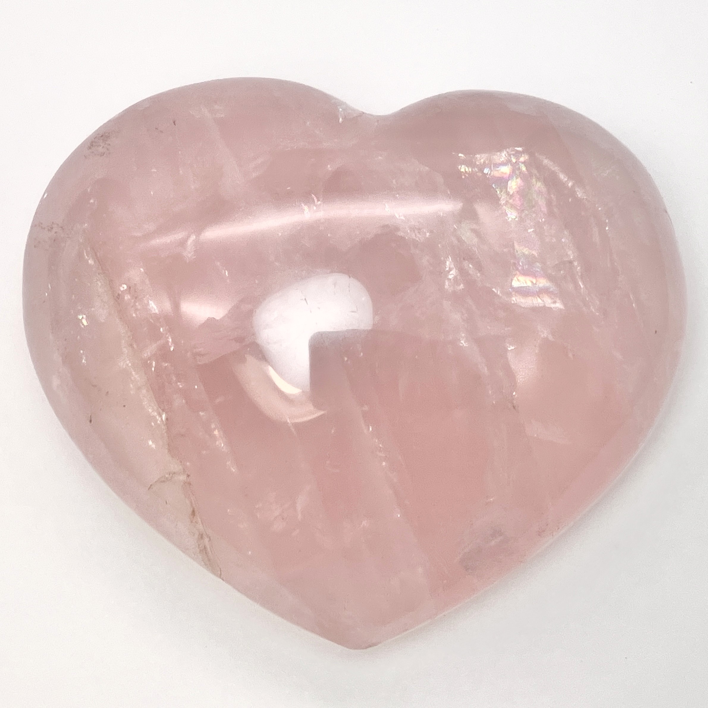 ローズクォーツ ハート 250g　No,5018