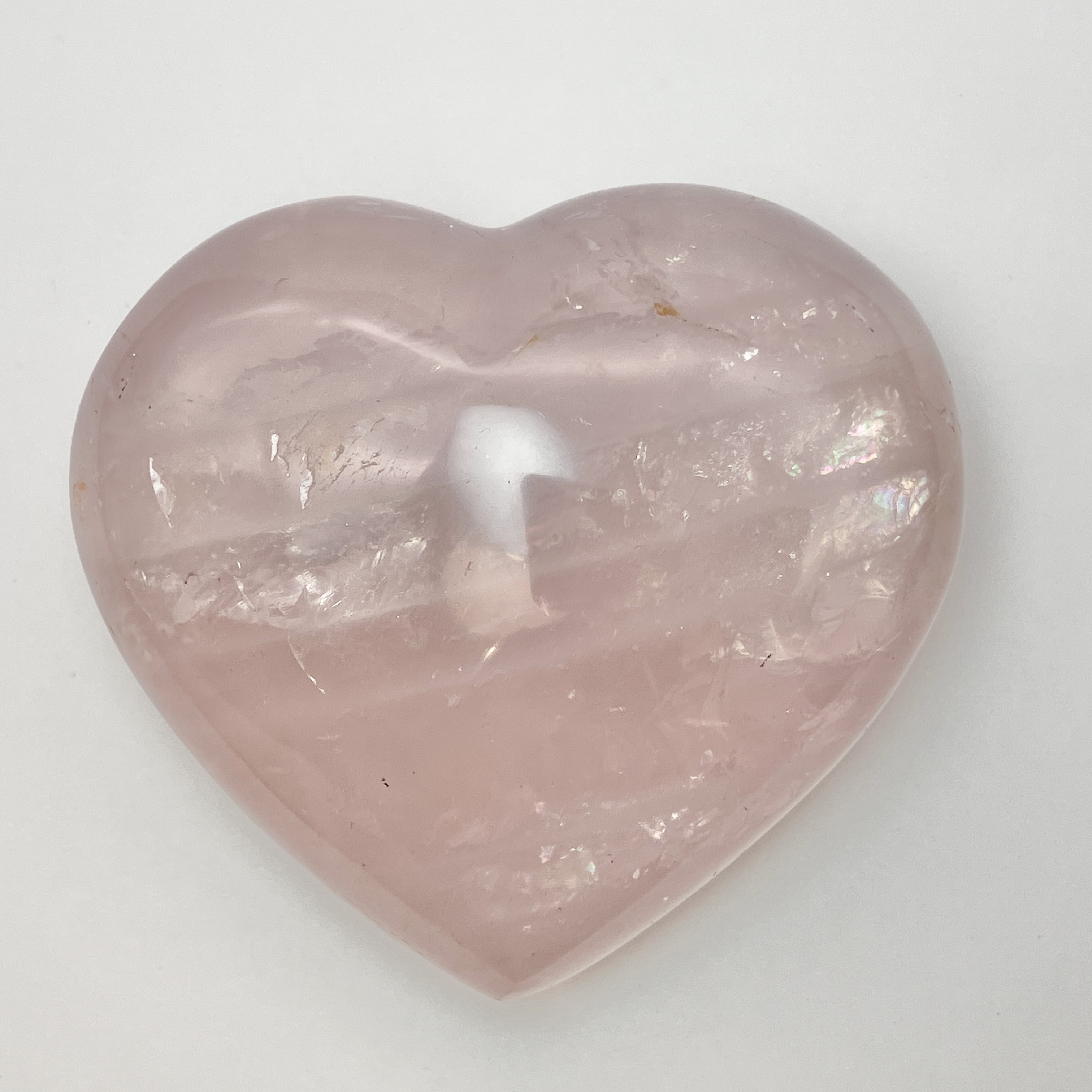 ローズクォーツ ハート 200g　No,5021