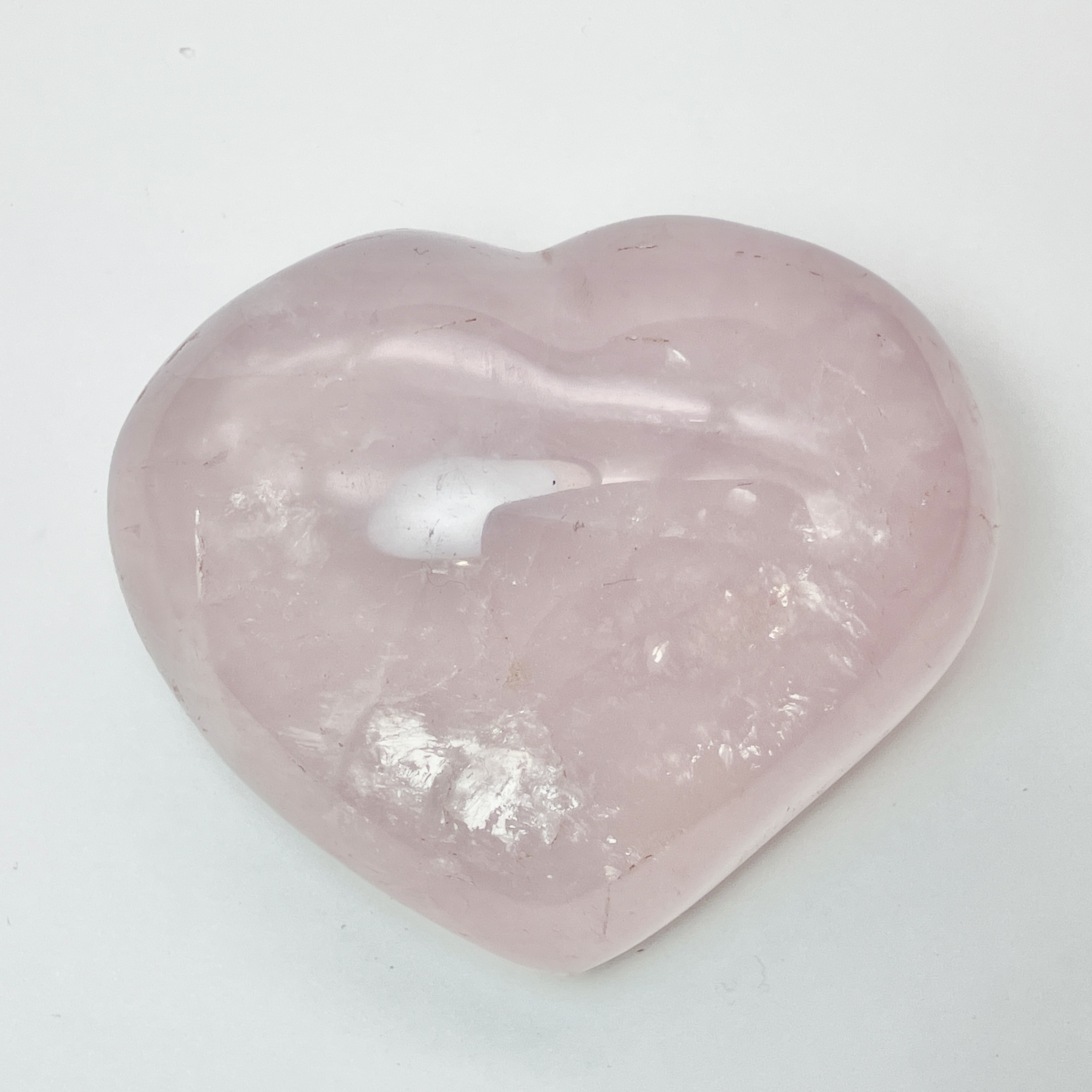 ローズクォーツ ハート 150g　No,5023