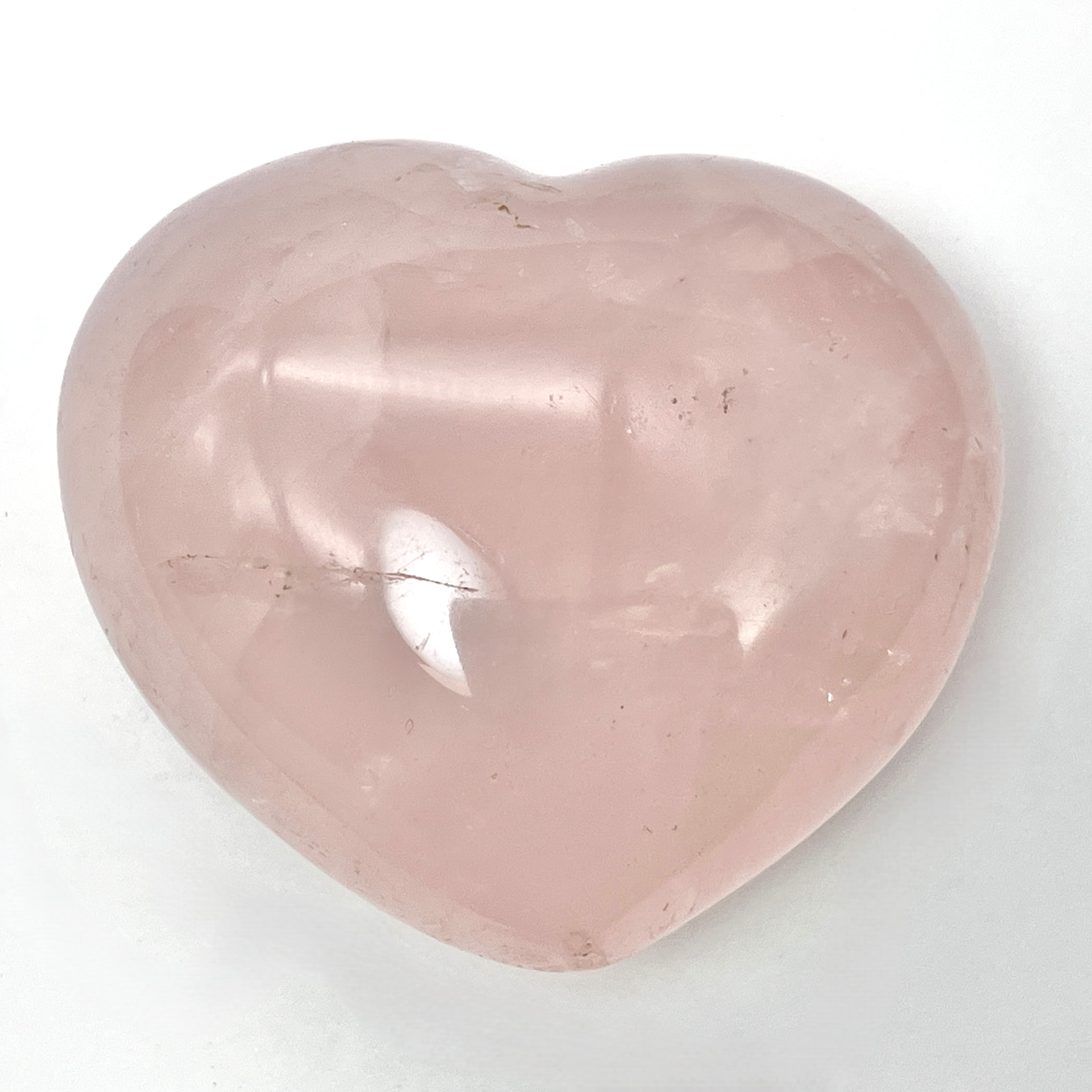 ローズクォーツ ハート 150g　No,5025