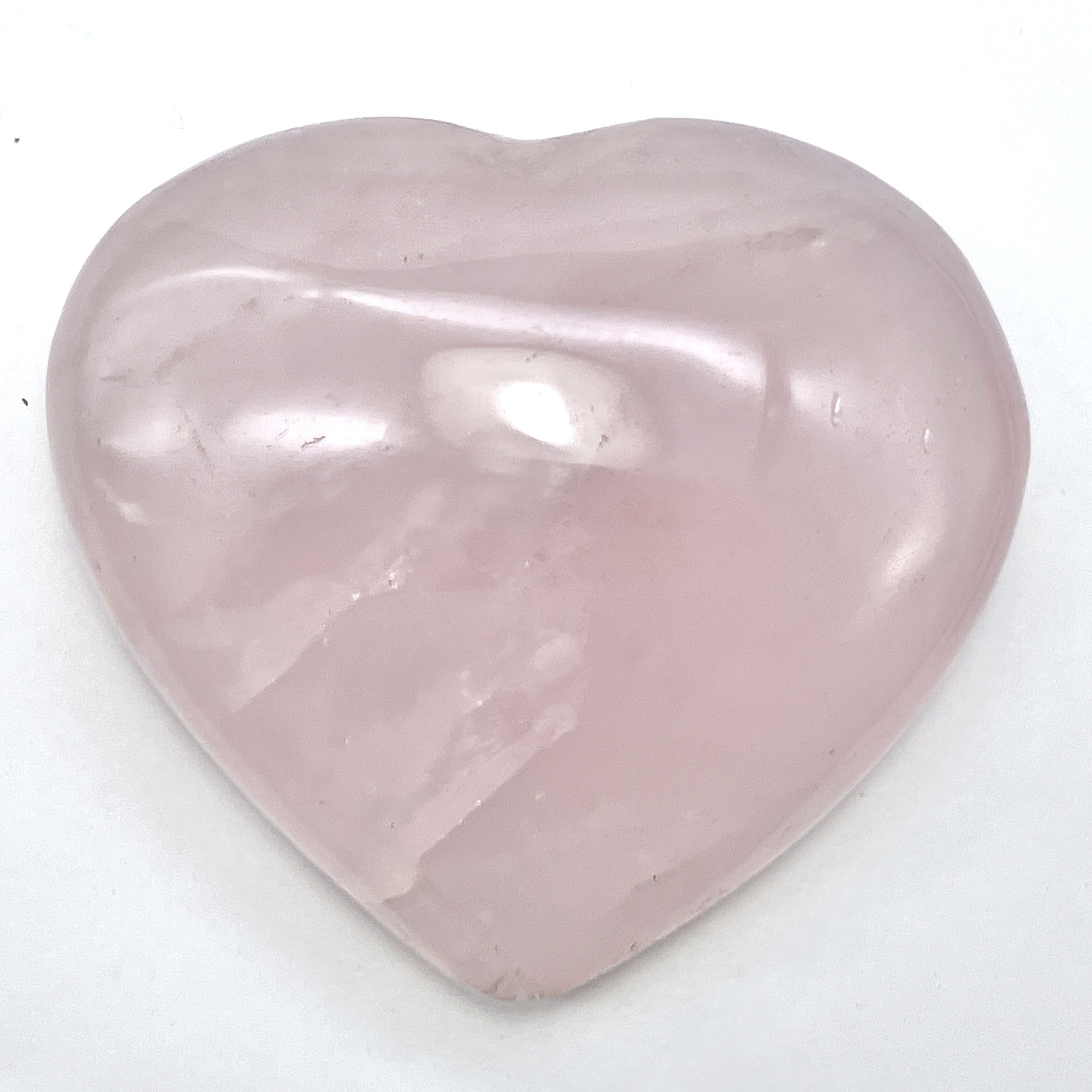 ローズクォーツ ハート 100g　No,5027