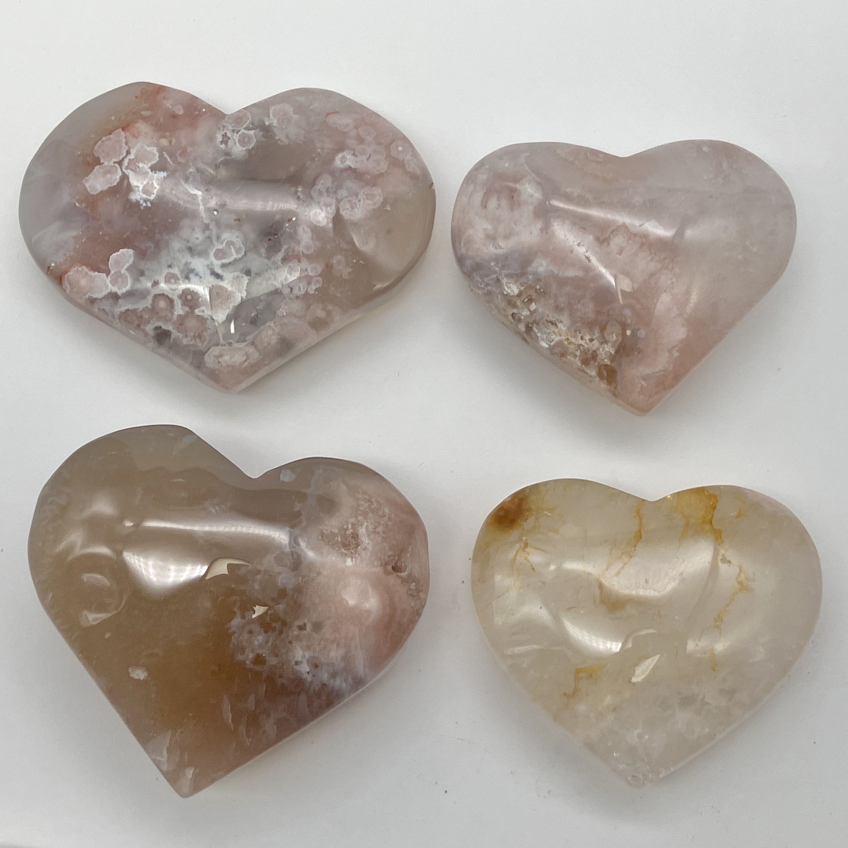 桜メノウ ハート（S）No,5028