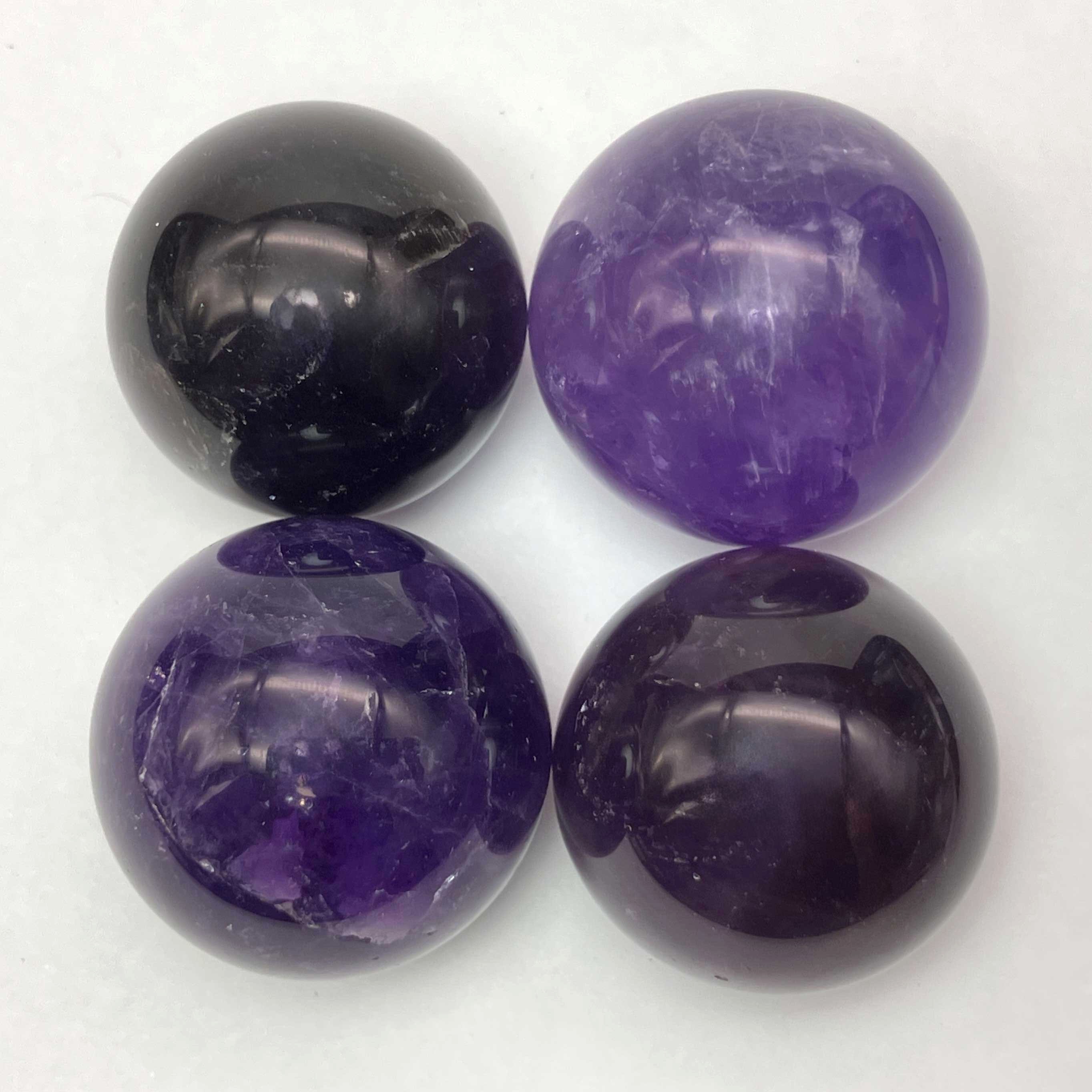 アメジスト丸玉（S）No,5083