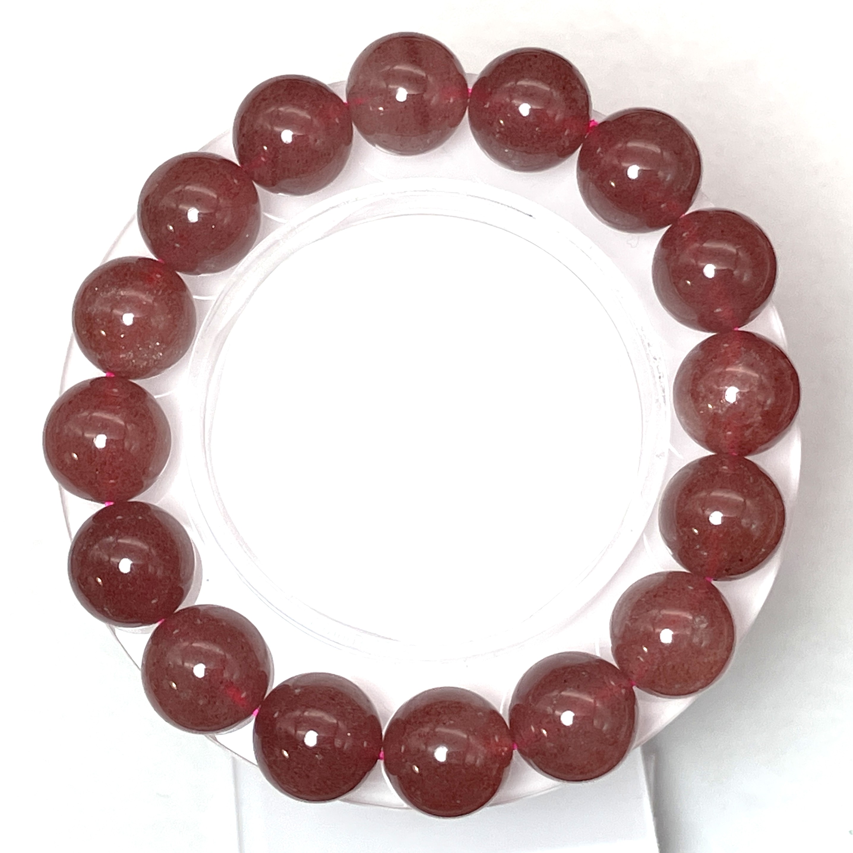 ストロベリークォーツブレス　13mm　No,5191