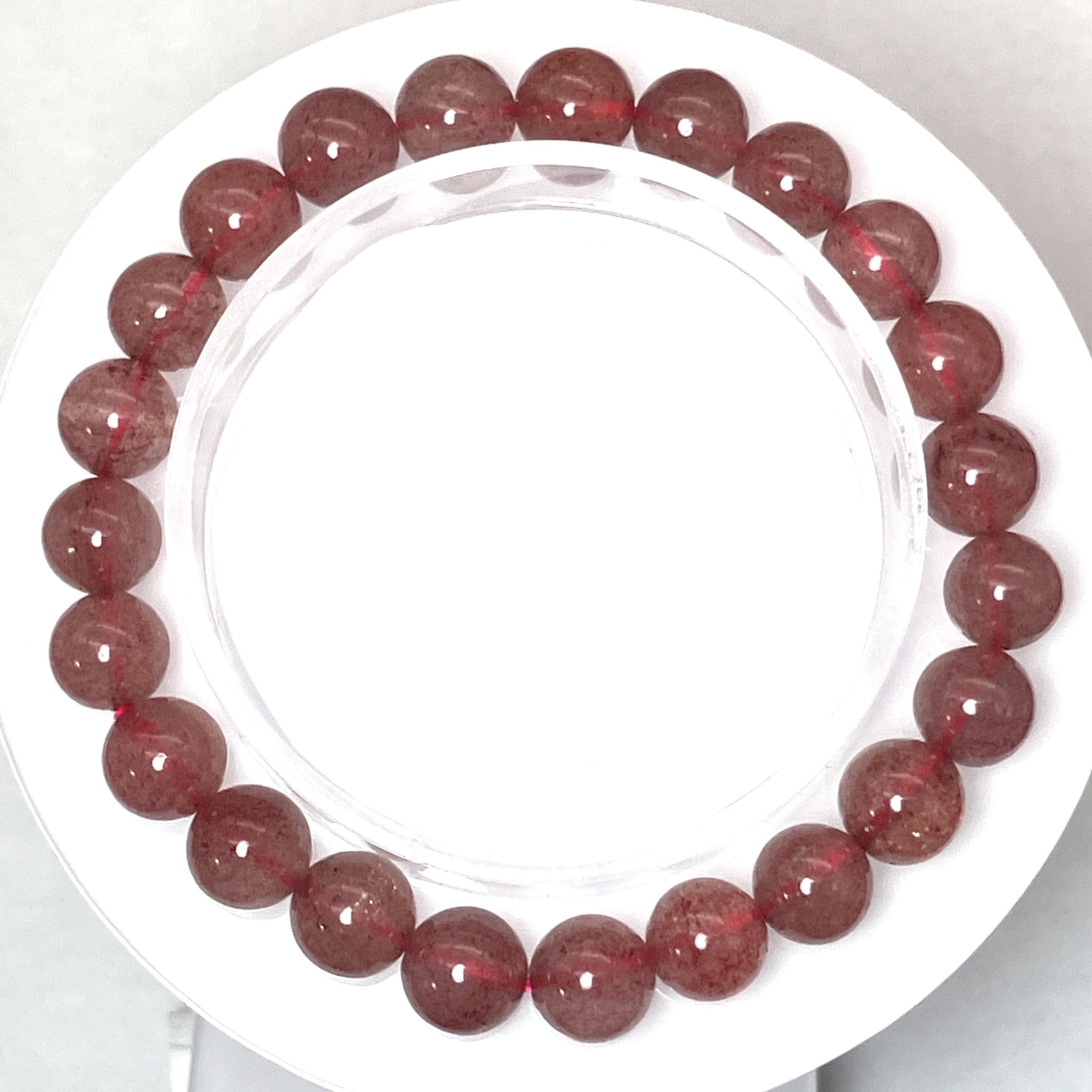 ストロベリークォーツブレス　8mm　No,5198