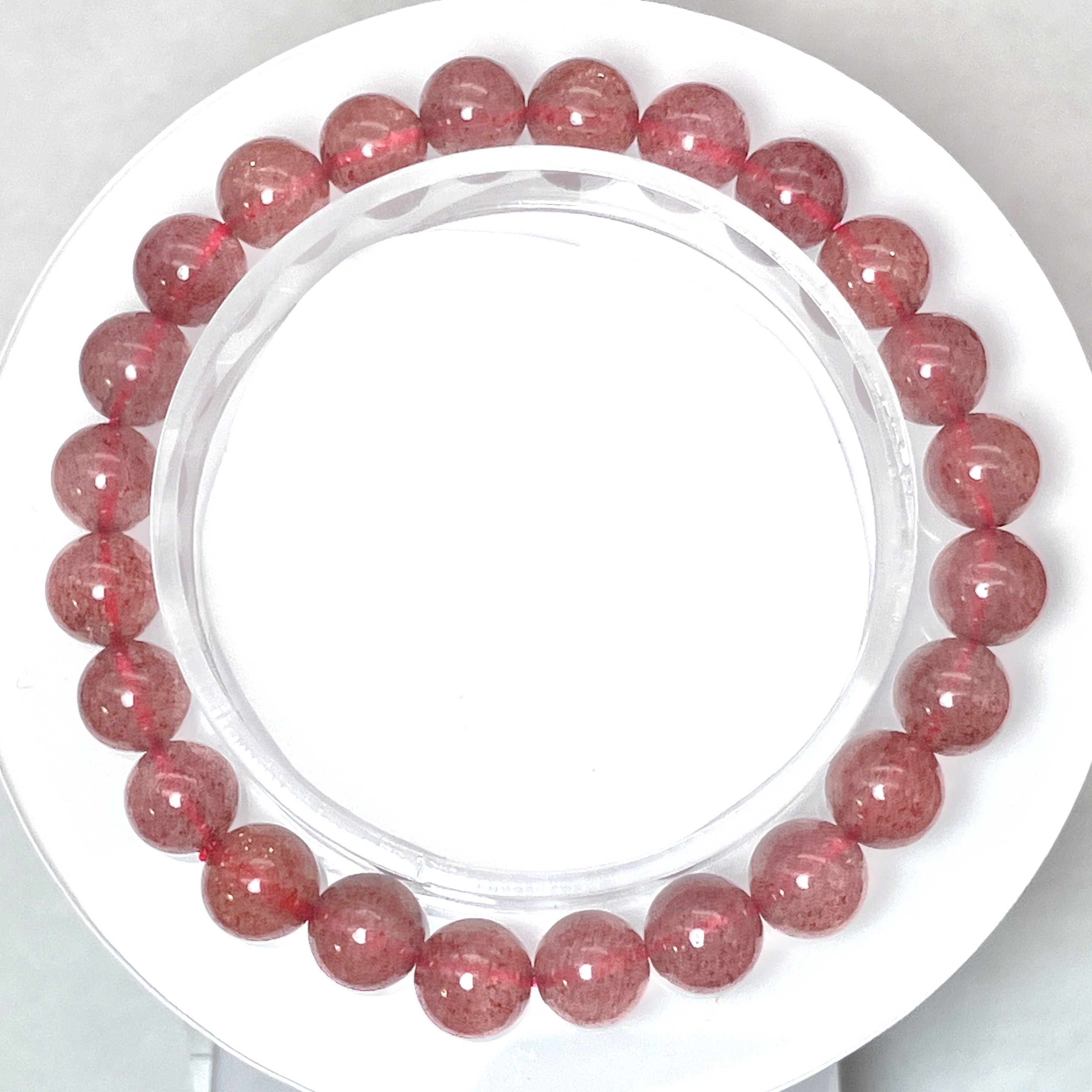 ストロベリークォーツブレス　8mm　No,5199