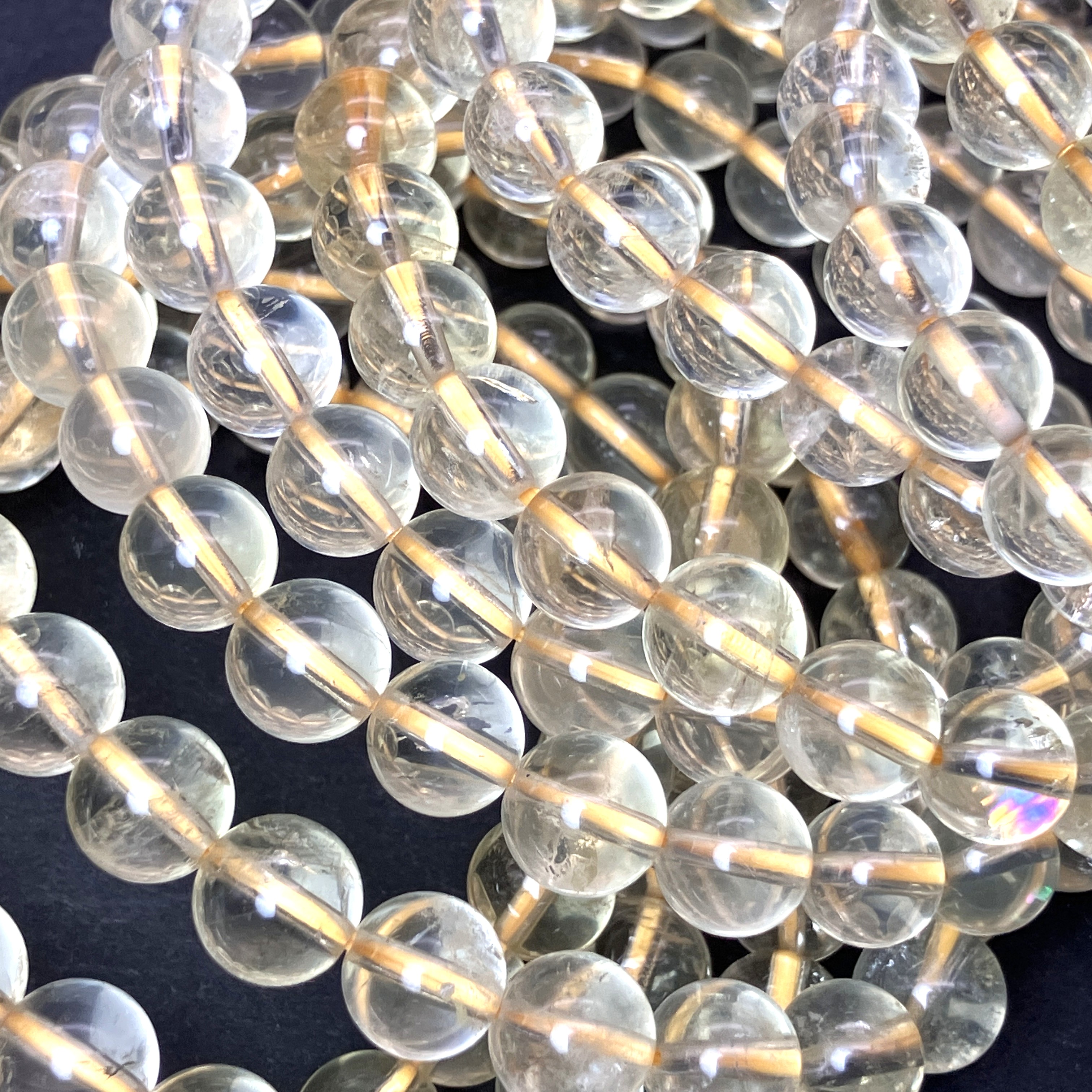 レモン水晶ブレス 7mm No,5237｜アクセサリー | 天然石