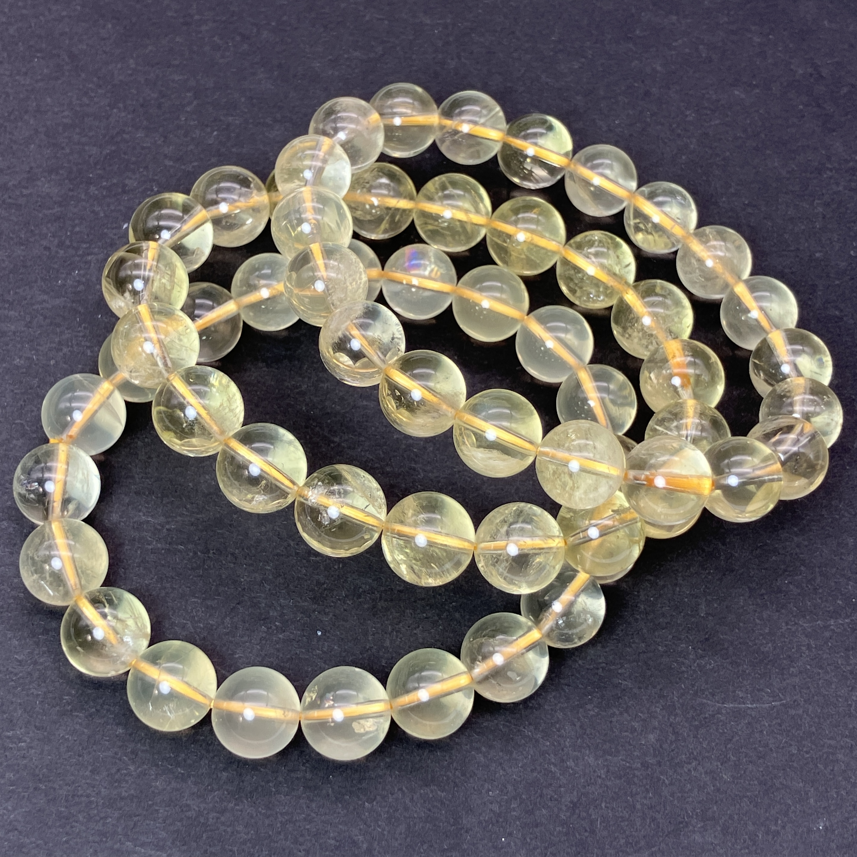 レモン水晶ブレス　10mm　No,5240