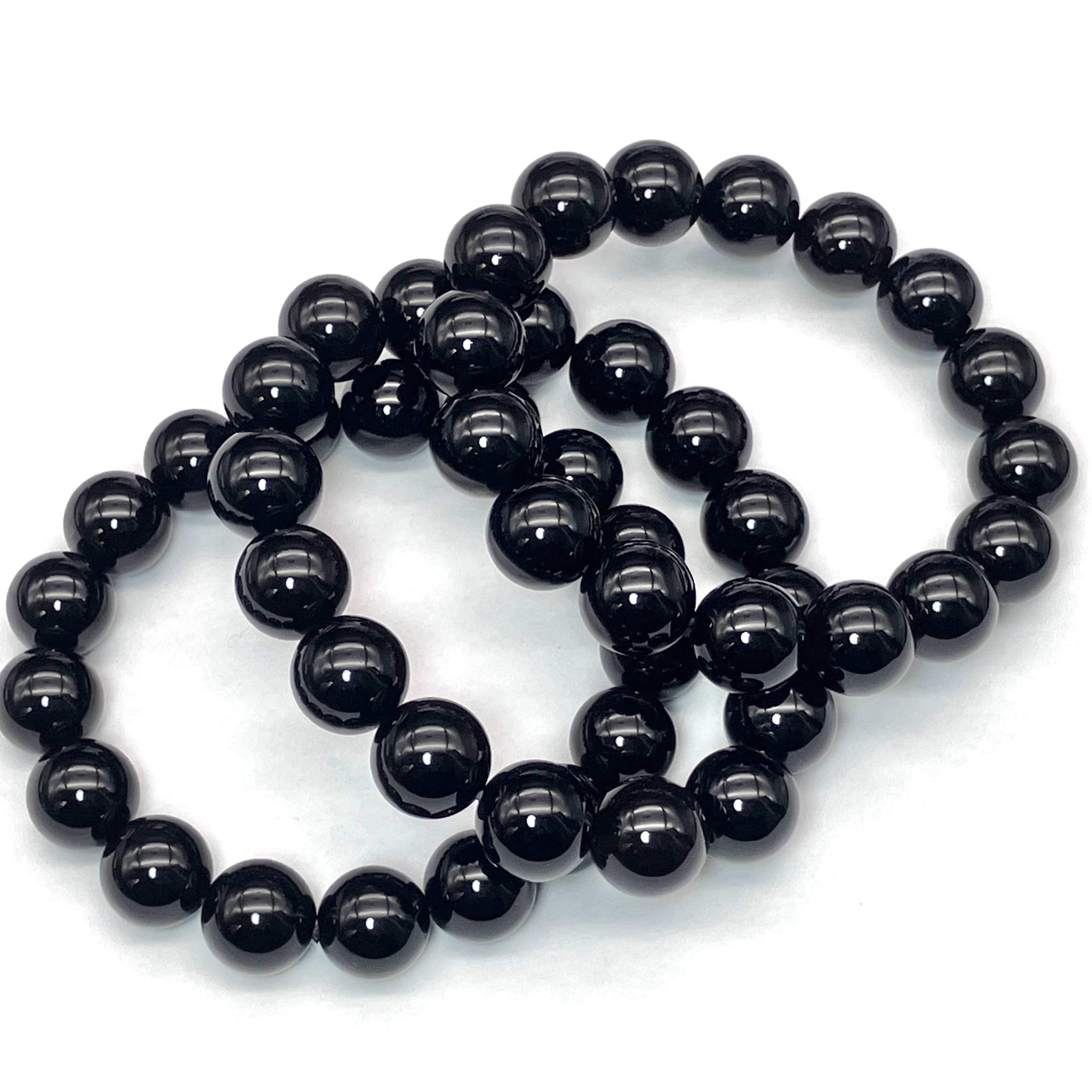 黒水晶ブレス 13mm　No,5252