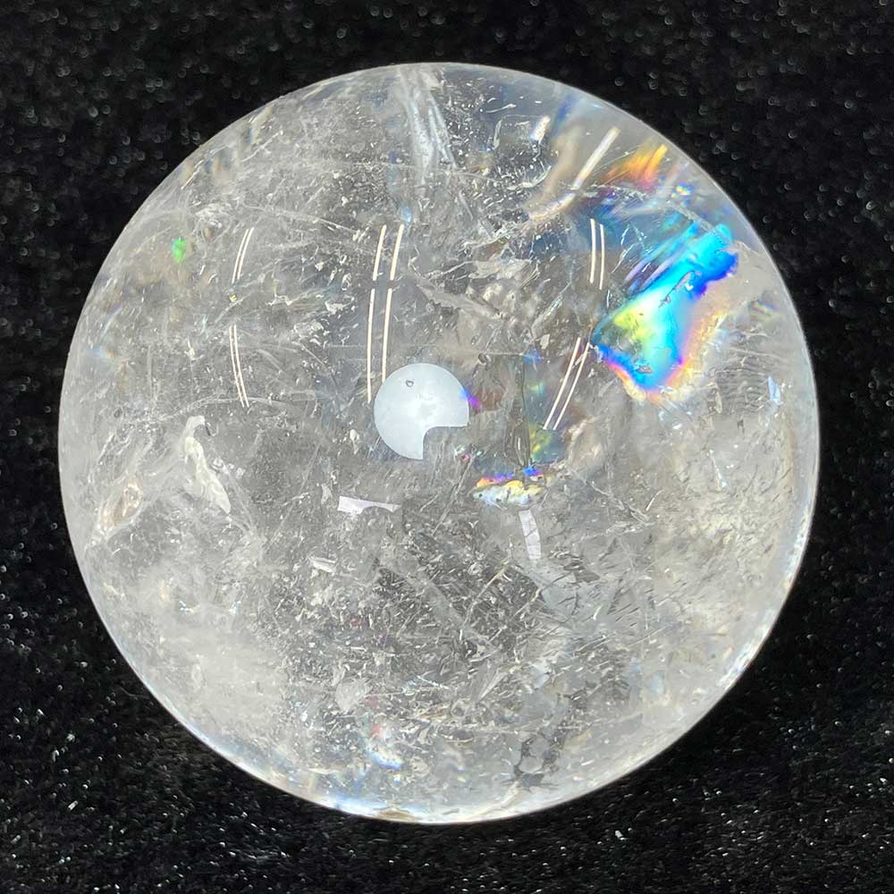 【超特価】ナチュラルレインボー丸玉　約290g　No,5478