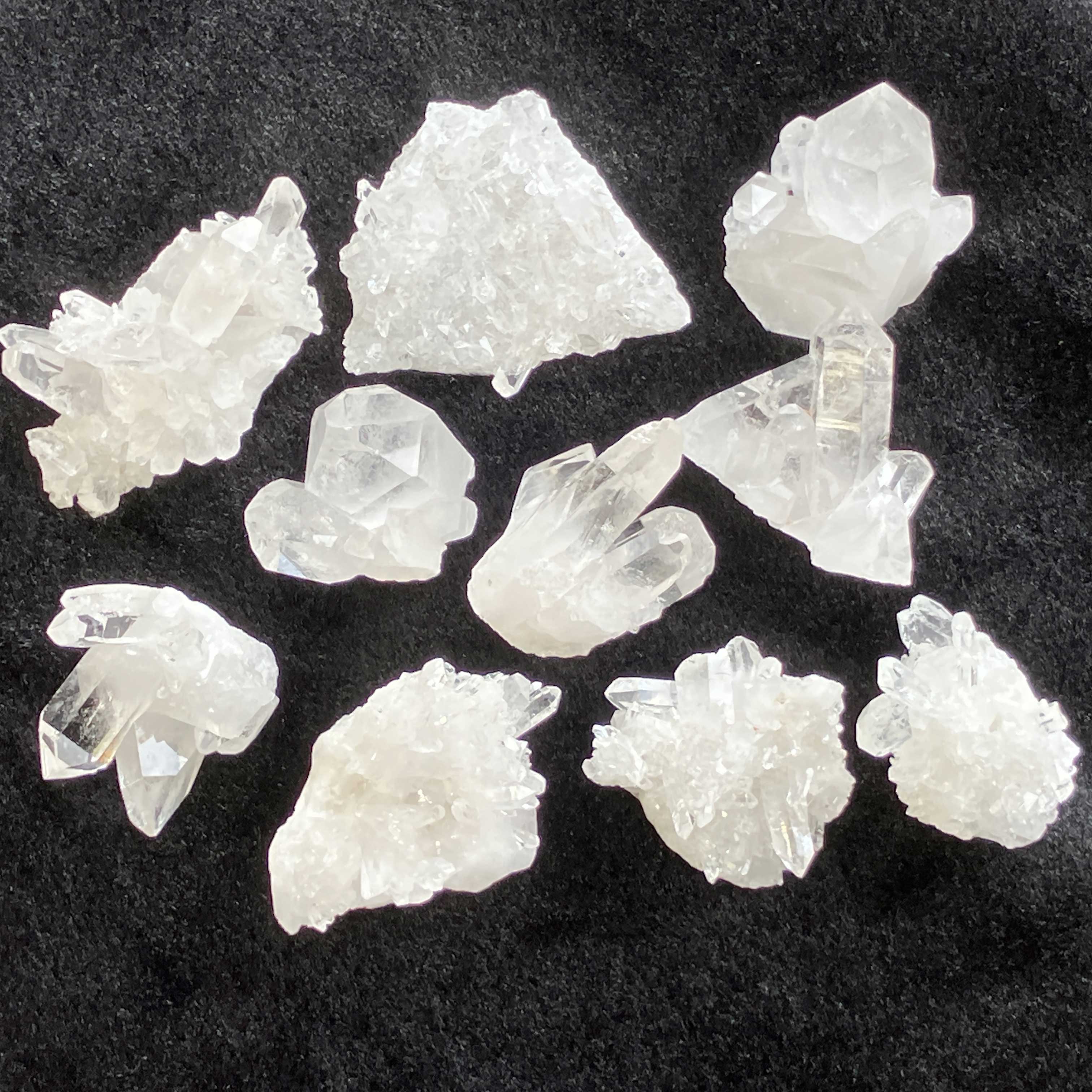 【創業祭】水晶クラスター トマスゴンサガ産　約40g　10個入りセット