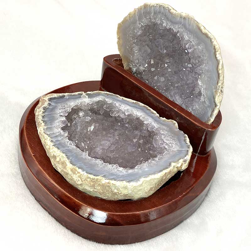 蓋付メノウ台付　約400ｇ　No,5558