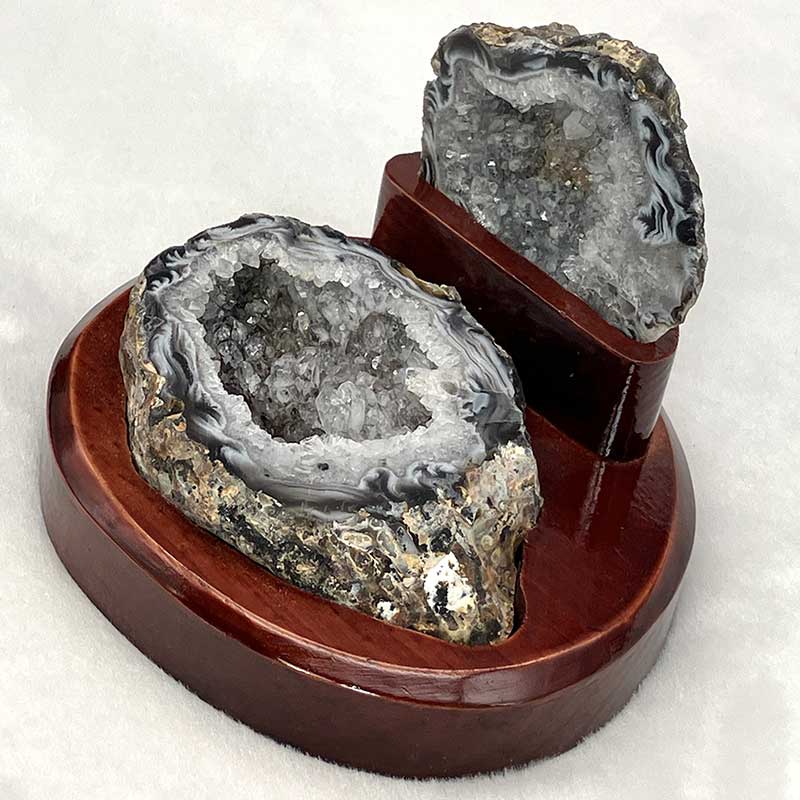 蓋付メノウ台付　約350ｇ　No,5561