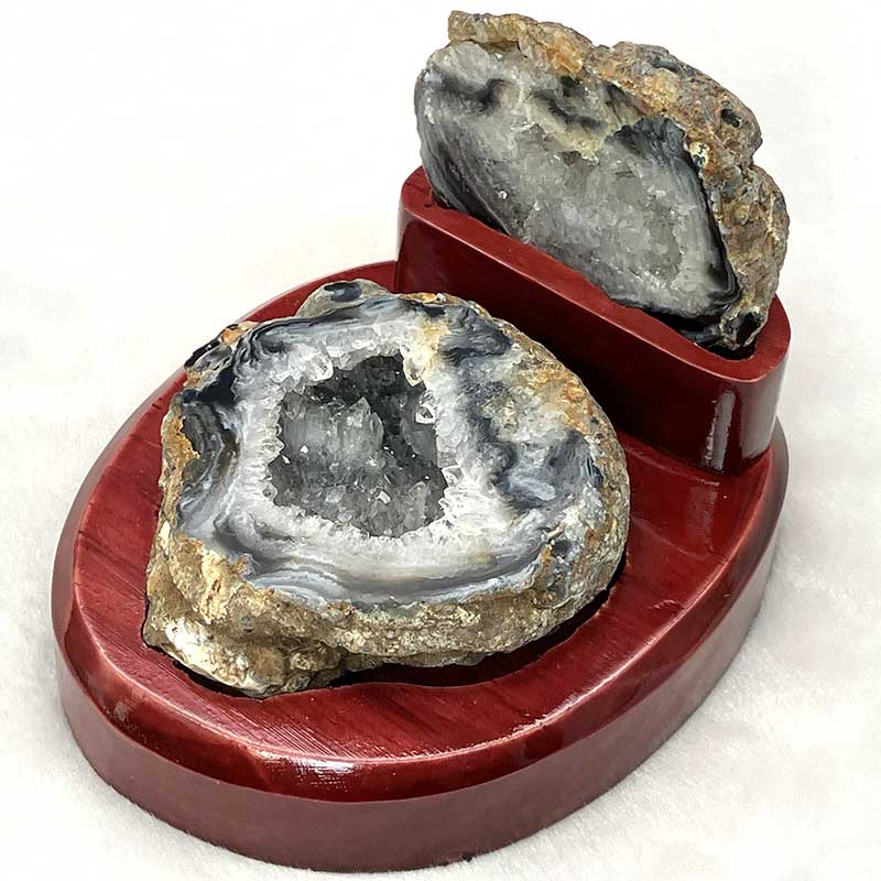 蓋付メノウ台付　約300ｇ　No,5566