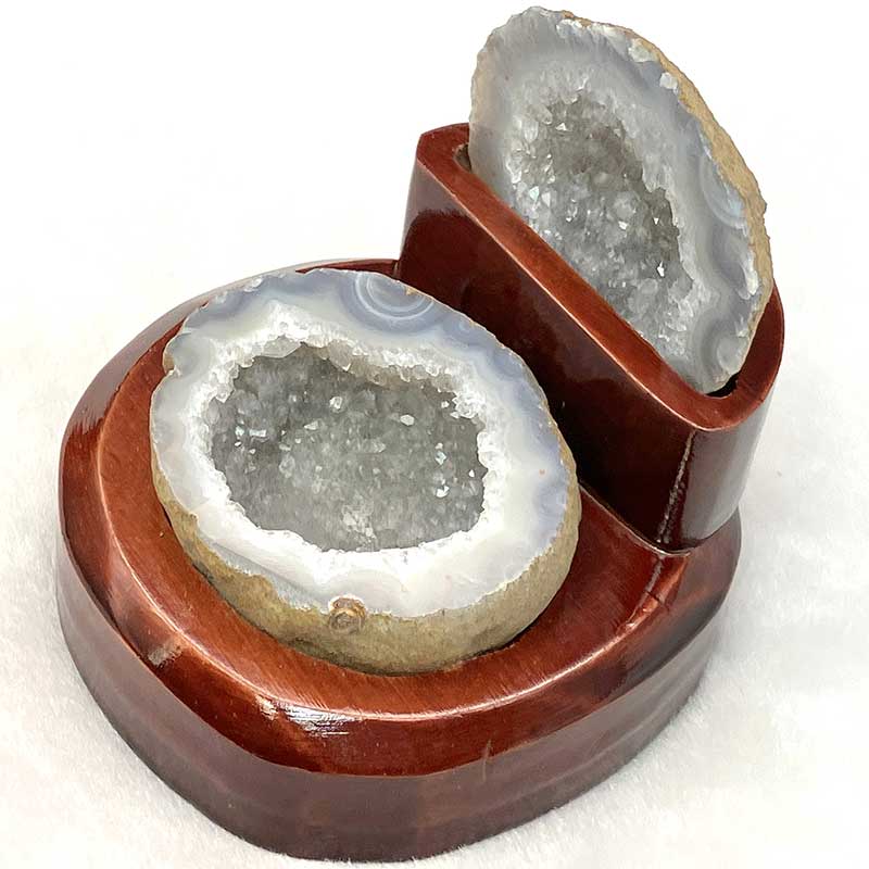 蓋付メノウ台付　約150ｇ　No,5573