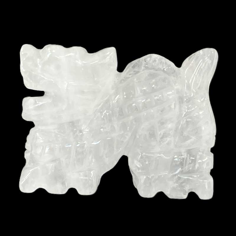 龍 置物　小　  水晶　No,5494