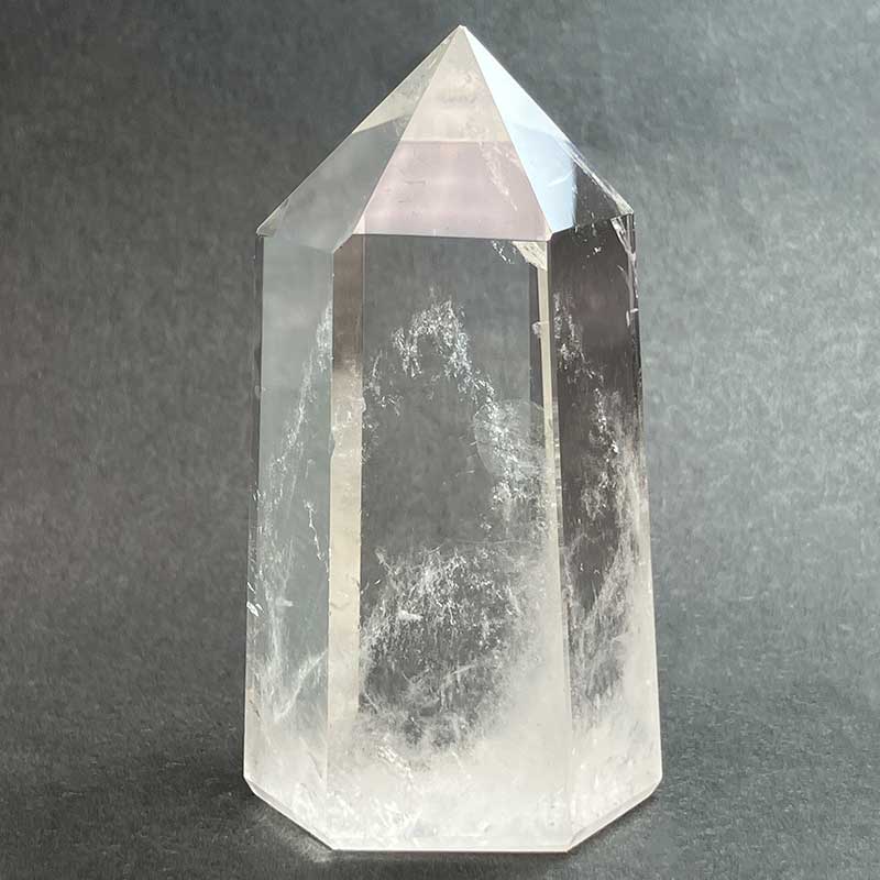 水晶ポイント　約110g　No,6173