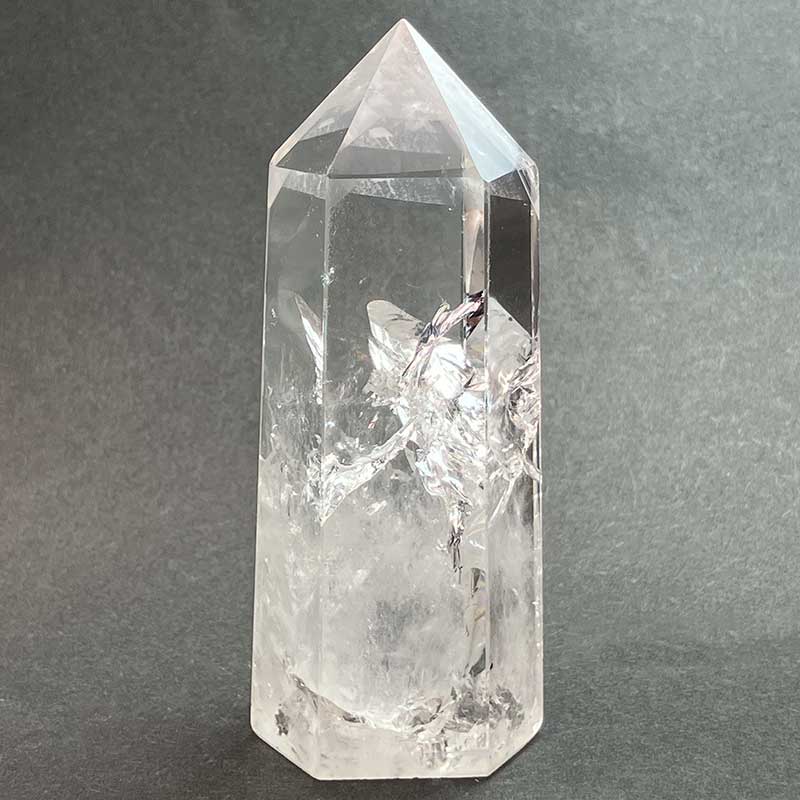 水晶ポイント　約110g　No,6174