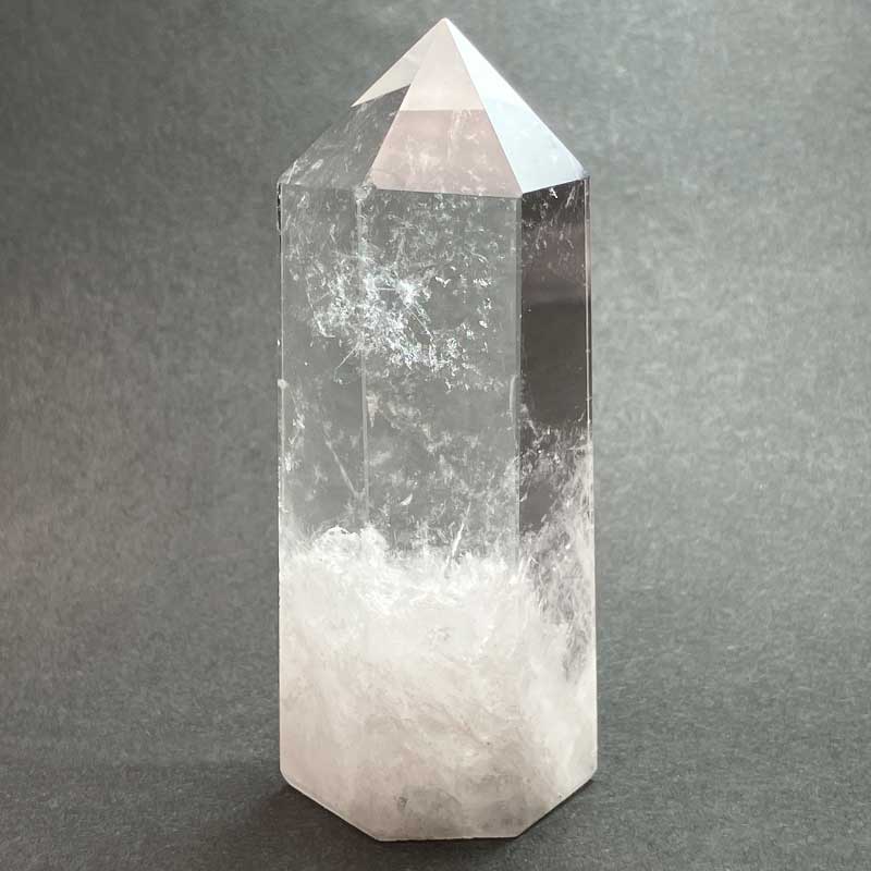 水晶ポイント　約120g　No,6175