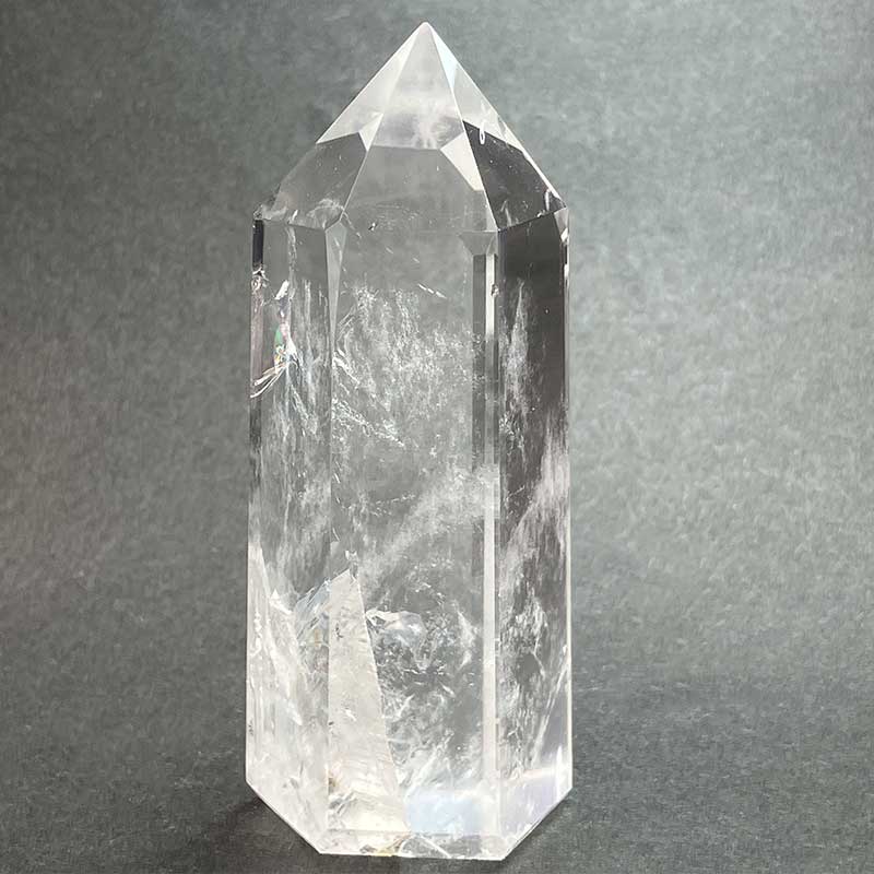 水晶ポイント　約120g　No,6176