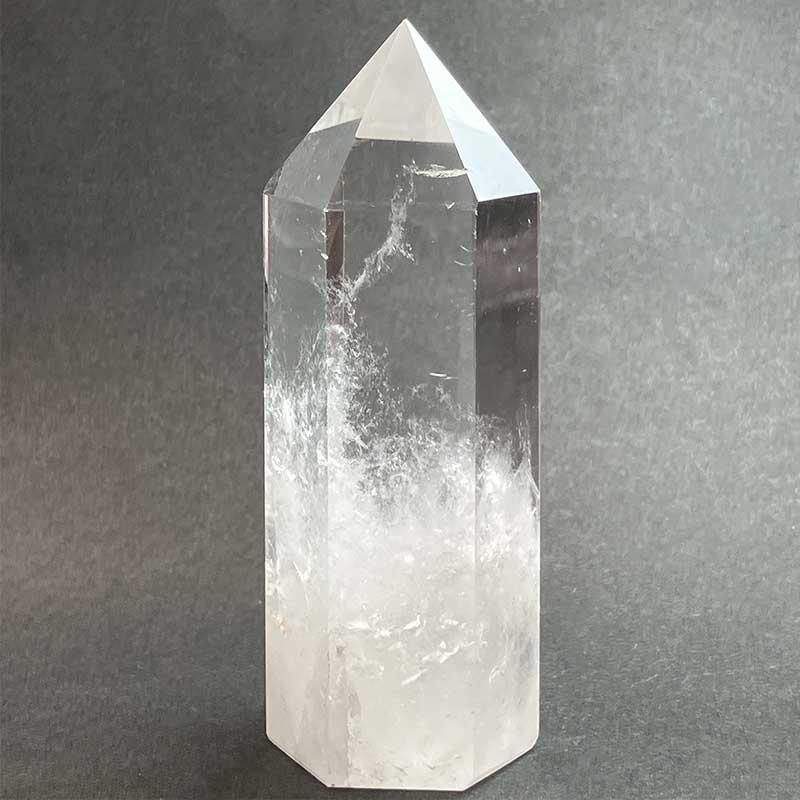 水晶ポイント　約160g　No,6179