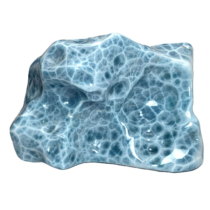 ラリマー置物 AA 約394g　No,4697