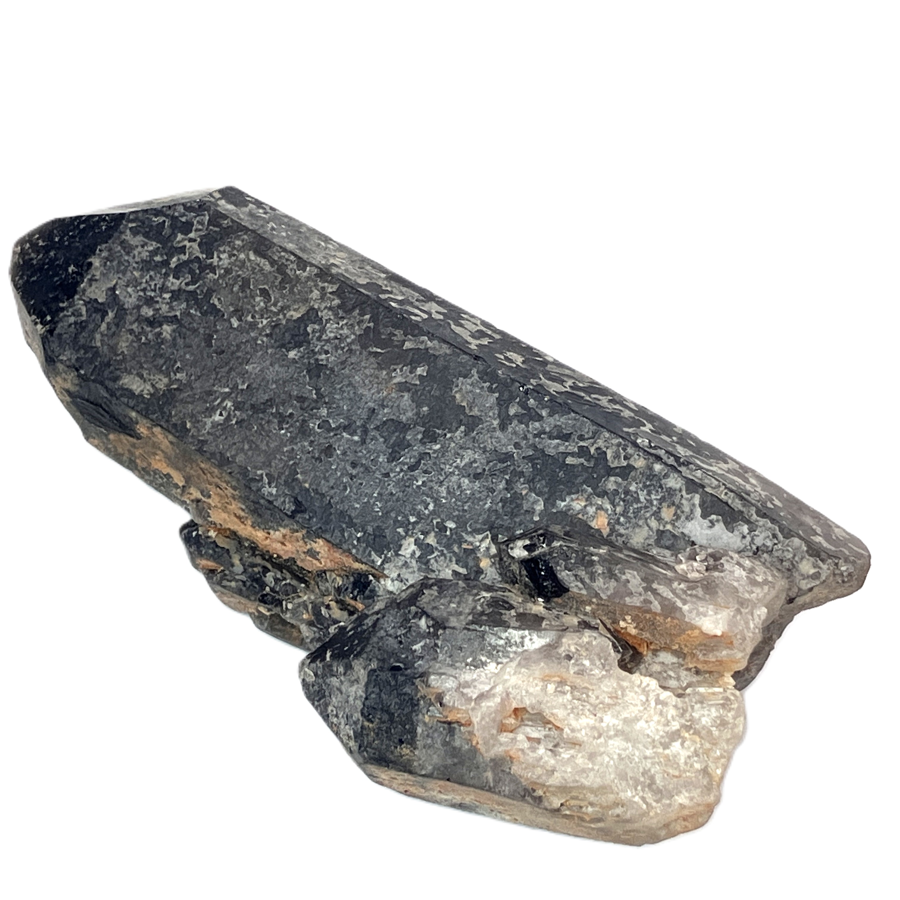 【決算】 黒水晶クラスター マダガスカル焼　約250g　No,4839