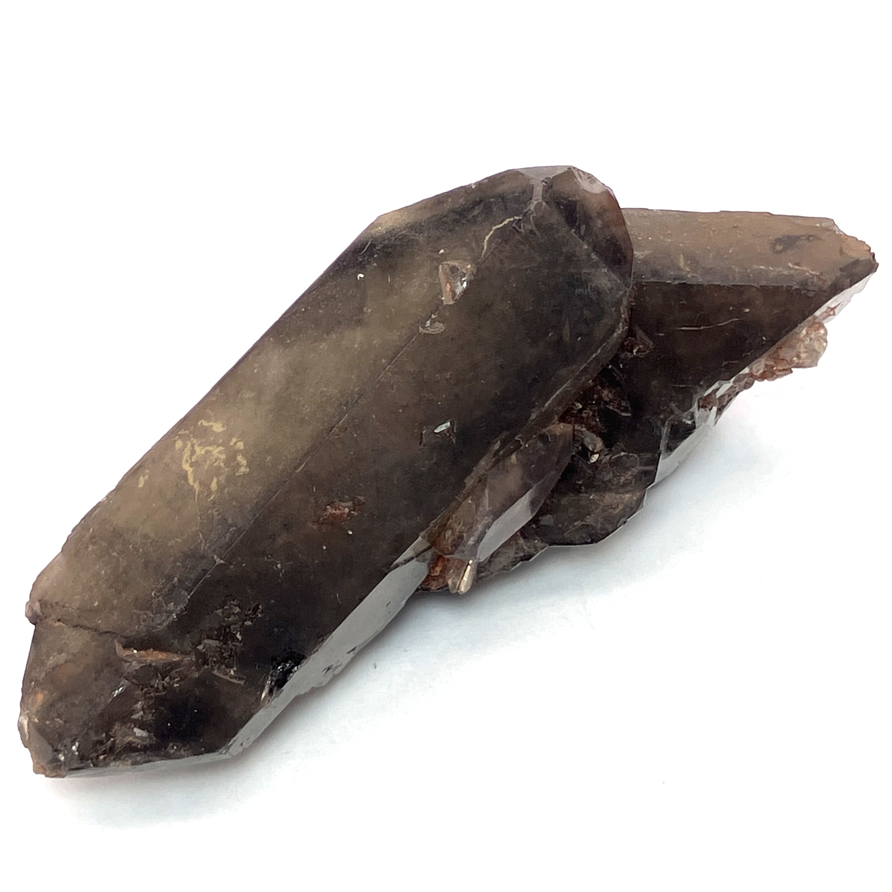 【決算】 黒水晶クラスター マダガスカル焼　約250g　No,4840