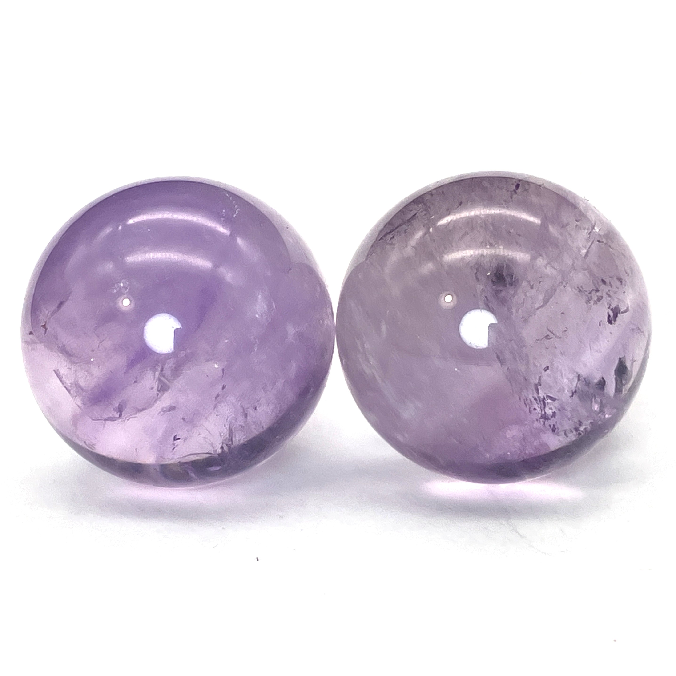 【決算】 ラベンダーアメジスト 丸玉　 約50g　No,4847