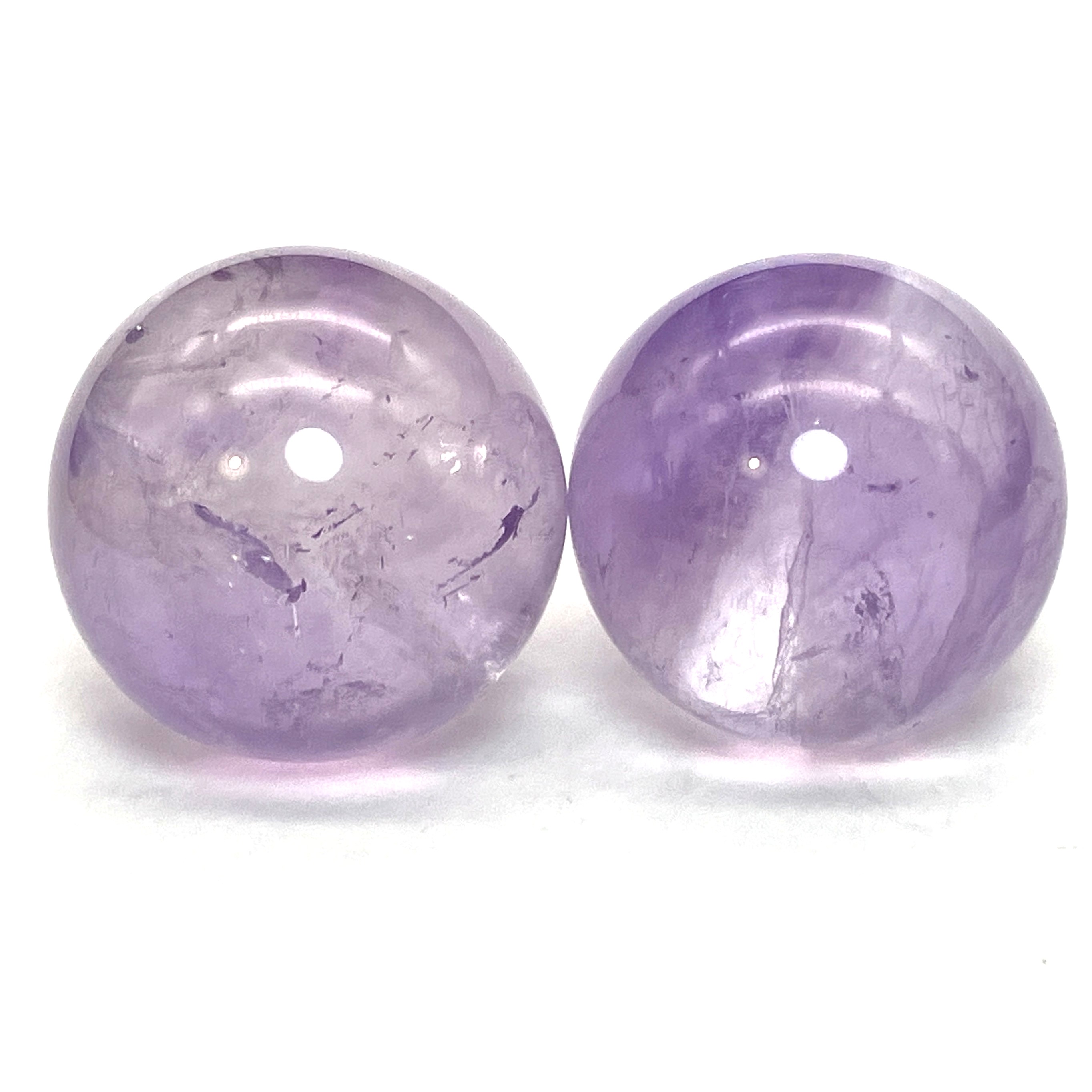 【決算】 ラベンダーアメジスト 丸玉　 60g　No,4848