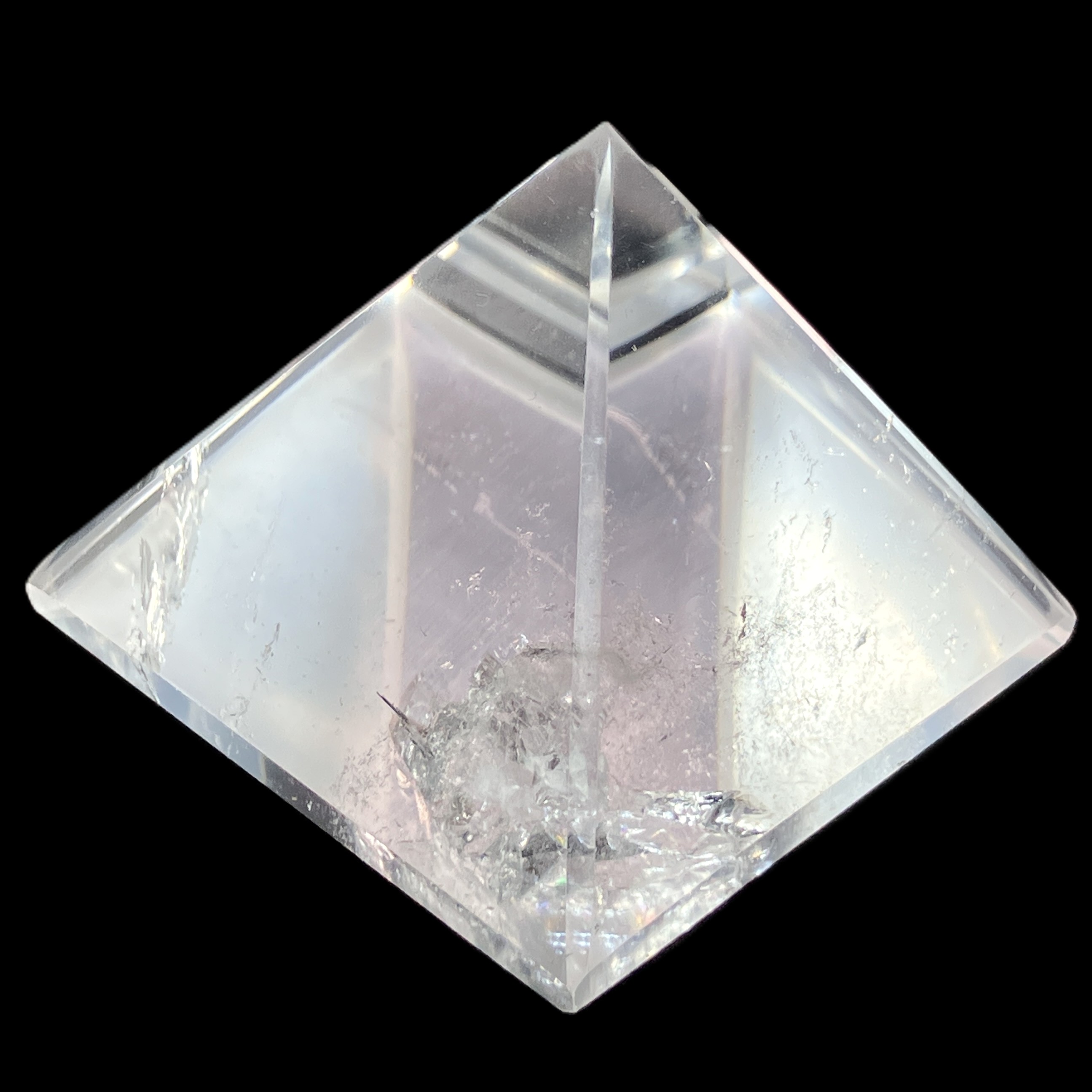 【決算】 水晶ピラミッド AA 約80g　No,4803