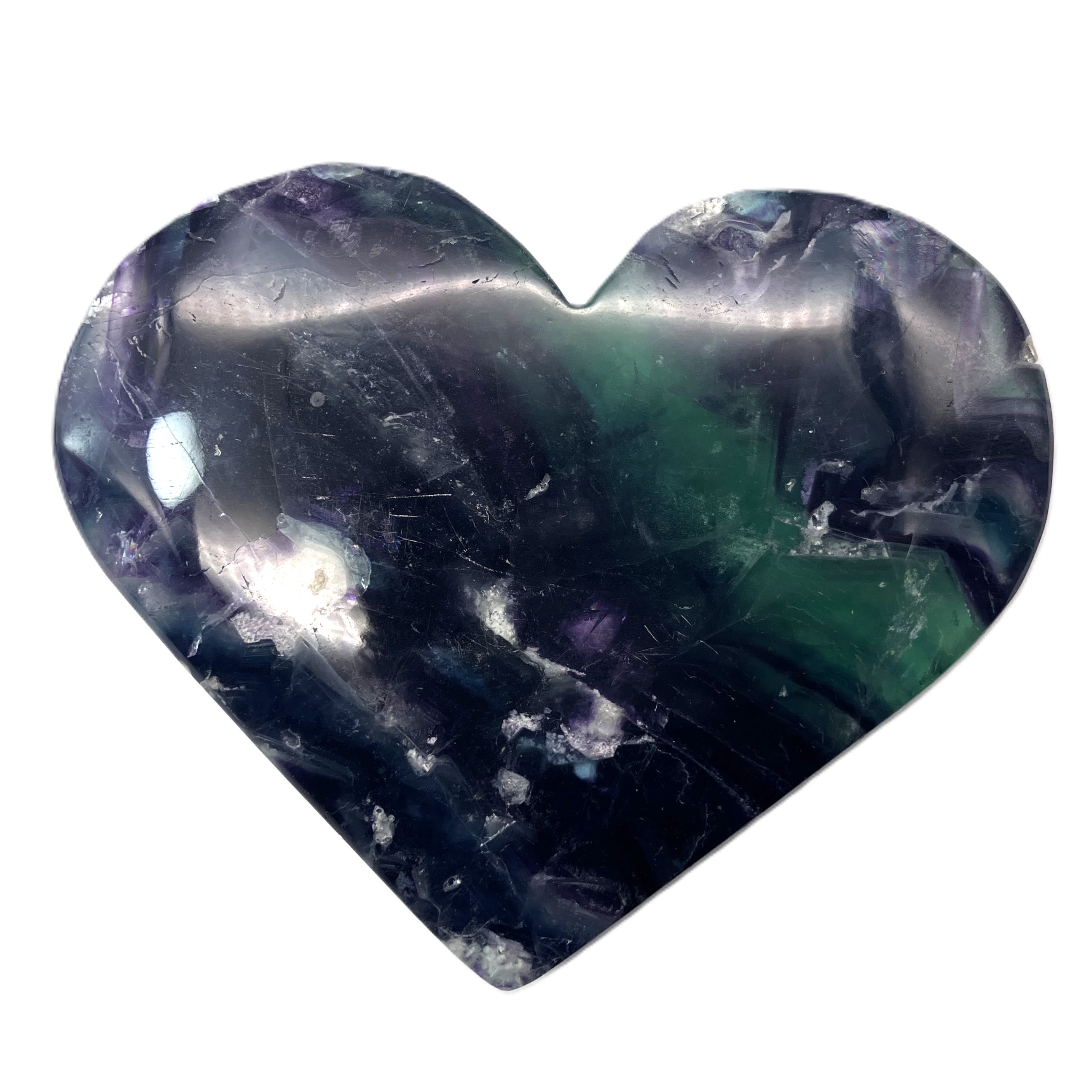 【決算】 マルチフローライト ハート　約600g　 No,4807