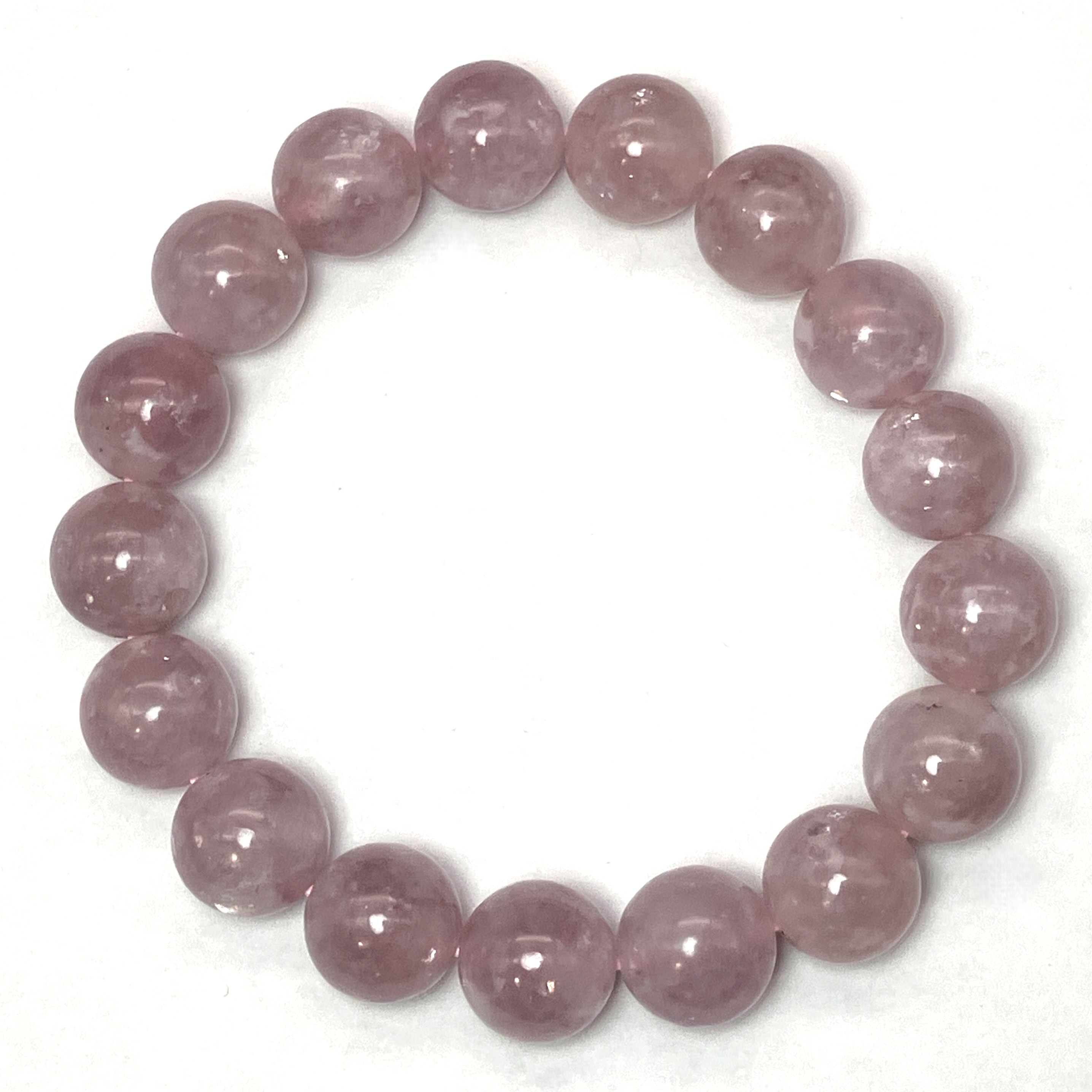 【決算】ピンクマイカブレス 44ｇ/12mm　No,4726