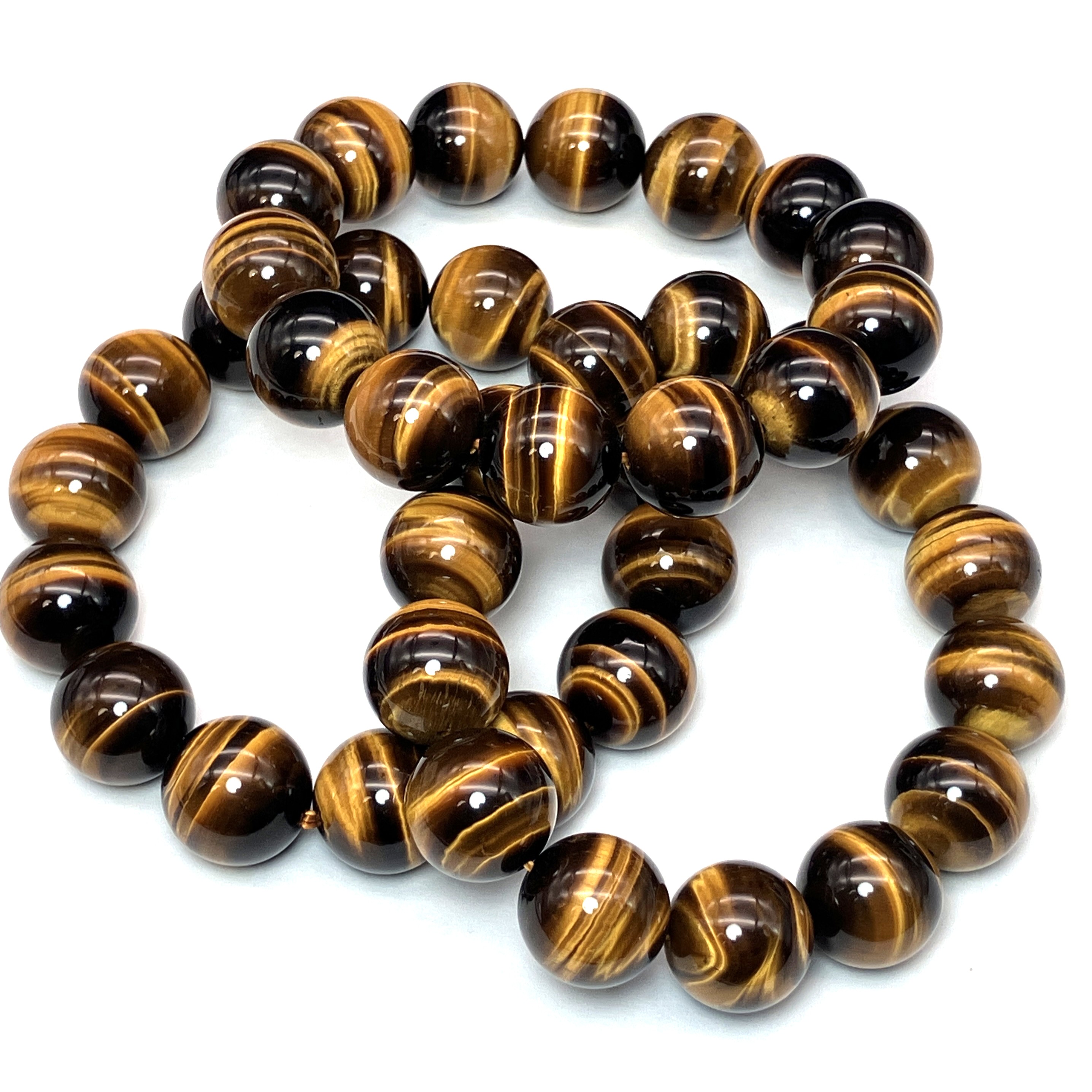 【決算】タイガーアイブレス AAA　15ｍｍ　No,4729