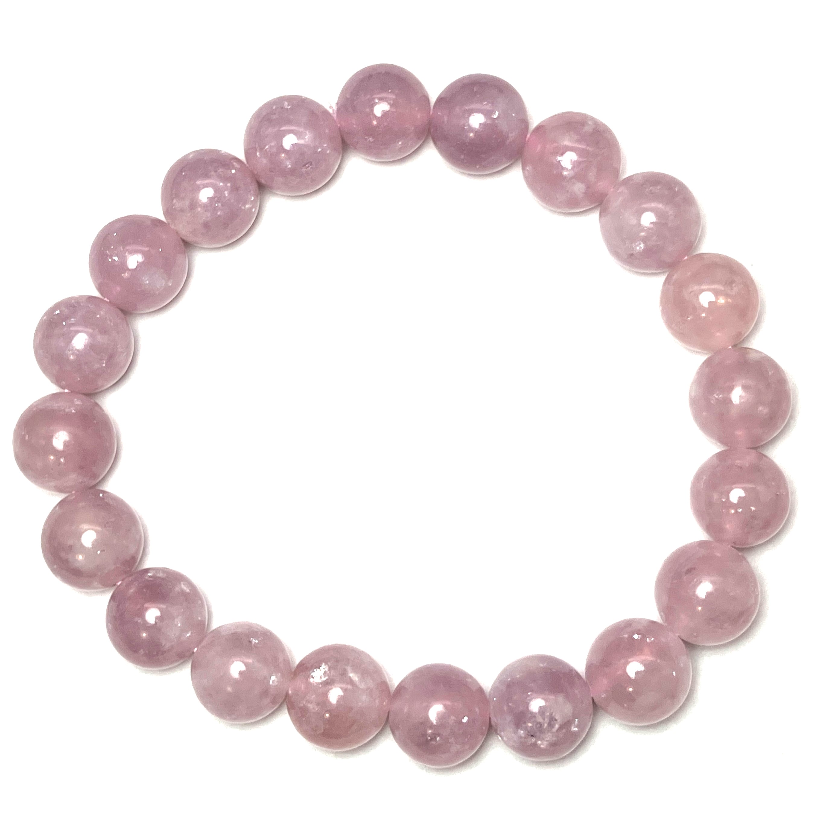 【決算】ピンクマイカブレス 26g/9mm　No,4754